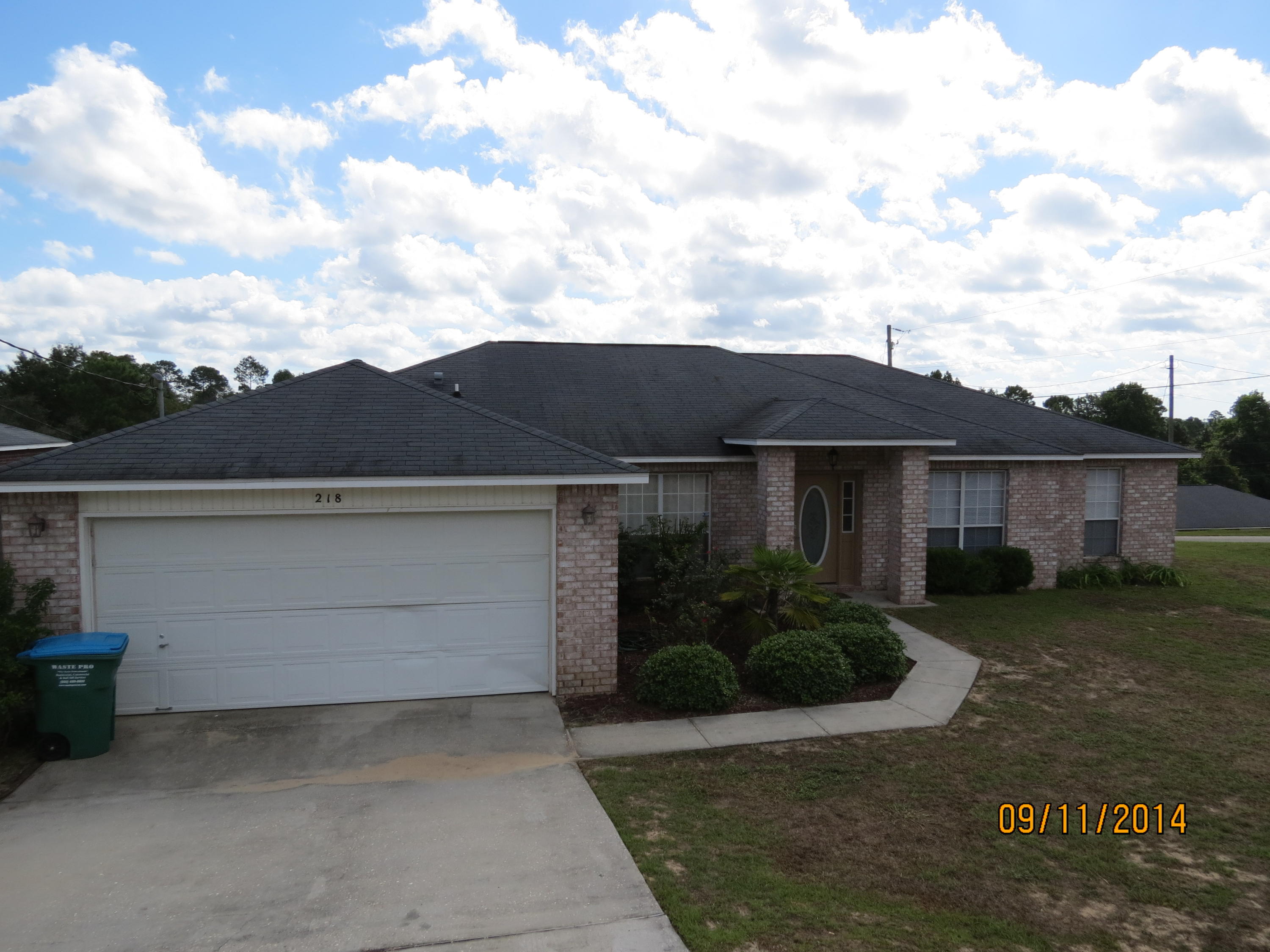 Available 08/01/2016.......4 Bedroom 2 bath South Crestview home on a corner lot features many upgrades. Beautiful engineered hardwood floors in the living room and formal dining room. Large foyer and entryway open into a spacious living room with plenty of natural light. The kitchen features an island, custom painted cabinets, plenty of counter space and newer black appliances. There is also an additional eat in kitchen area with a bay window. Master bedroom is spacious for KING size furniture and the master bath features double vanities, separate shower, garden tub and walk in closets. The other guest rooms are large as well. 2 car garage and much more. No inside smoking. Pets may be allowed with a $400 non-refundable pet fee.