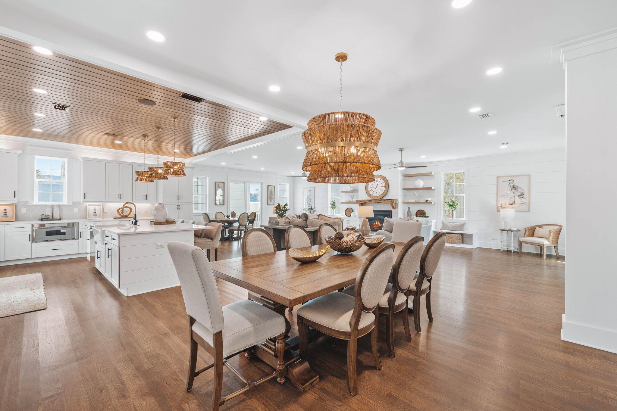 Located in the heart of The Village at Grayton Beach, 155 Grayton Blvd offers a perfect blend of modern elegance and relaxed coastal charm. This fully furnished, three-story retreat spans over 3,400 square feet, designed for seamless indoor-outdoor living and effortless entertaining.

Upon entry, the first level features two well-appointed guest bedrooms connected by a Jack-and-Jill bath, along with a private TV/lounge area—an inviting space for family and guests alike. The second level unfolds into a spacious open-concept great room, where a 19' x 34' gathering space seamlessly connects to the expansive family room, chef's kitchen, and dining area. The gourmet kitchen is a standout, featuring high-end finishes, premium appliances, and an oversized island. A spacious dining area with seating for ten, plus a breakfast bar, makes hosting effortless. A fireplace and additional flex space provide warmth and versatility for entertaining or relaxing.

The third level is designed for comfort and privacy, featuring a beautifully appointed primary bedroom with a sectioned beamed ceiling and an expansive ensuite bath. An additional guest bedroom and a welcoming common area complete the upper level, offering both space and style.

Beyond the home's inviting interiors, its location is truly unbeatable. A quick golf cart or bike ride leads directly to the sugar-white sands and emerald waters of Grayton Beach, one of 30A's most beloved destinations. With abundant public beach access and rare coastal dune lake access, outdoor adventures like paddleboarding, kayaking, and fishing are right at your fingertips. Just outside the neighborhood, a variety of local hotspots awaitincluding Grayton Beer Brewpub, Chiringo, Black Bear Bread Co., and The Zoo Galleryoffering everything from upscale dining to casual beachside bites and boutique shopping.

Set within one of 30A's most sought-after communities, The Village at Grayton Beach, this home is an ideal retreat for those seeking the perfect balance of luxury, comfort, and convenience.

Reach out today for cost-to-own figures & rental projections.