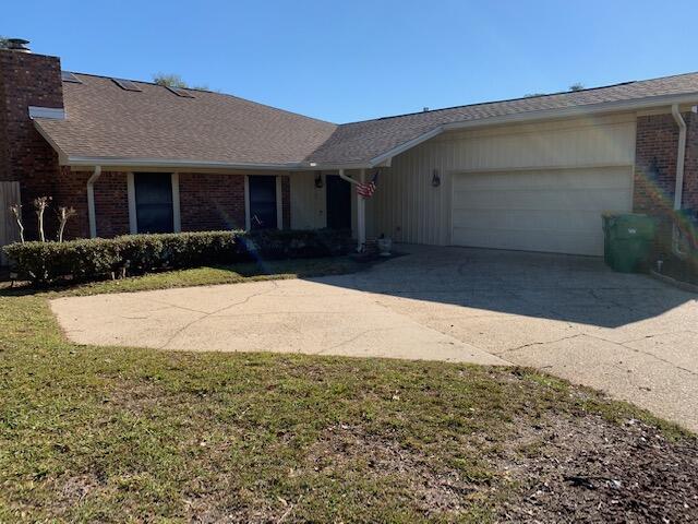 This adorable 3-bedroom, 2-bathroom home is just minutes from Eglin AFB front gate and is located in the sought-after Lake Lorraine neighborhood on Shalimar Pointe 4th green. The home has tile floors in the main living areas and carpet in 2 of the bedrooms. The 3rd bedroom has an additional attached area that works great for an office. It also offers an enclosed sunroom as well as an outdoor enclosed lap pool (currently awaiting repairs), and a detached workshop with electric.   Pets are considered on case-by-case basis.