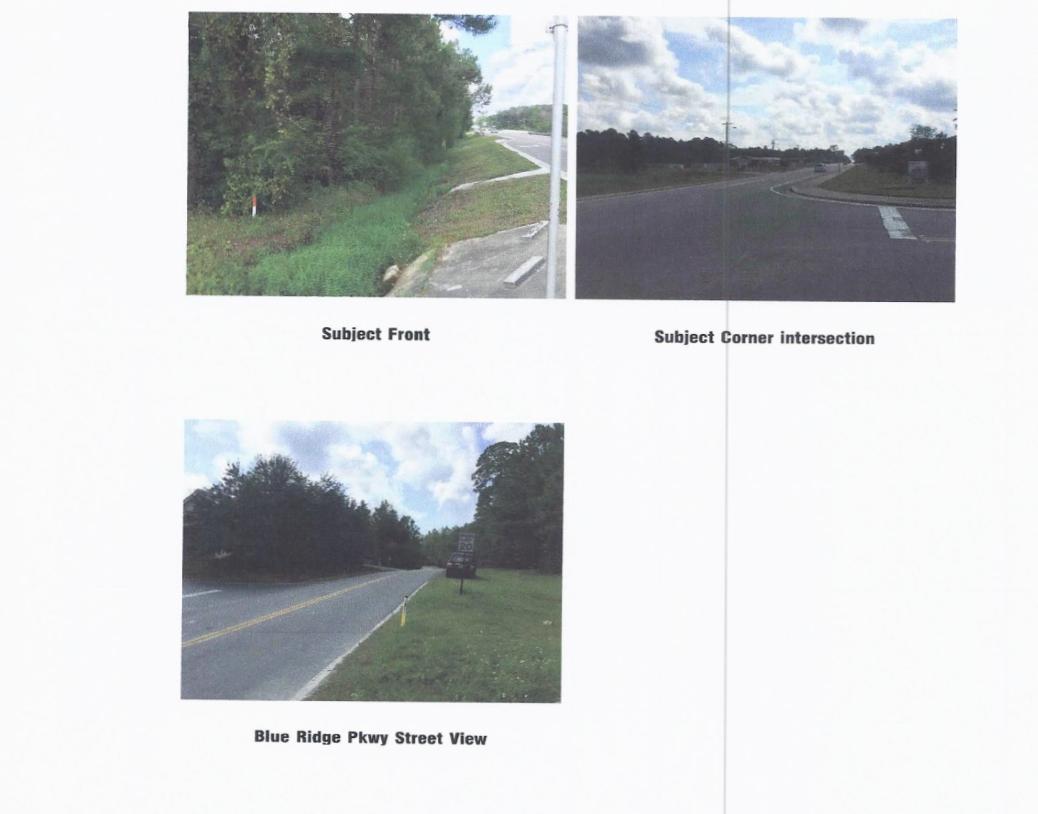 Corner Tract at Intersection of Highway 20 and Blue Ridge Parkway next to Freeport Business Park - Land