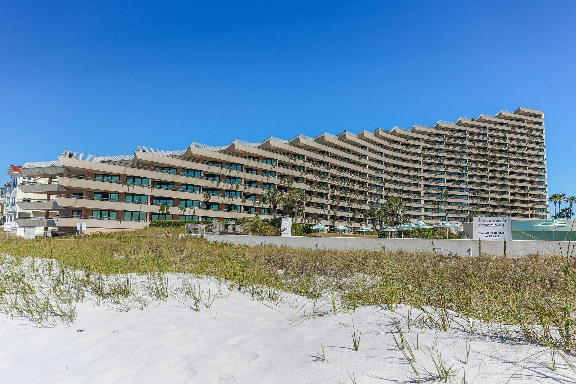 Wow! What a view! Here's your opportunity to own in very popular Edgewater Beach! Nicely appointed, large balcony, owner's closet, storage closet. 

You'll enjoy relaxing on the large balcony while enjoying the breathtaking view of the Gulf of Mexico. 

Edgewater Beach is a gated, Gulf front condo with first class amenities including 425' of beachfront, two pools (one seasonally heated), hot tub, playground, basketball courts, fitness center, game room, under building parking garages, on site night security and more! 

Buyer to verify all information.