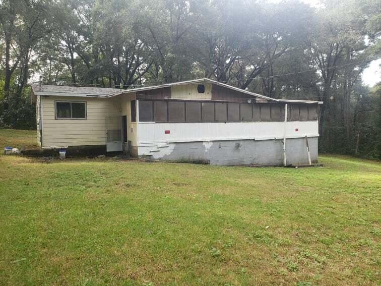 INVESTORS, FLIPPERS SPECIAL!  Most of the demo has been done for you, and a new roof installed. So you can get started right away turning this diamond in the rough into something beautiful.  It's already been taken down to the studs for easy access to wiring, plumbing etc. This home sits on over 3/4 of an acre lot that slopes downward enough to create a walkout type dirt floor basement or workshop.  It features a wrap around porch on 2 sides.  The property appraiser site says it's a 3 bedroom 1.5 bath home.  In it's down to the stud condition, you can easily change the configuration to make the floor plan flow to however suits you.  Endless possibilities at a great price. Per a conversation and email from Crestview Community Development Services GIS Analyst / Planner (850) 682-1560 ext.  203. The minimum lot width per the zoning district is 50', and the existing property is about 190', so you could get 3 lots out of it. Attached in the photos is a Crestview Lot Split Application. Buyer must perform their own Due diligence on all information provided.