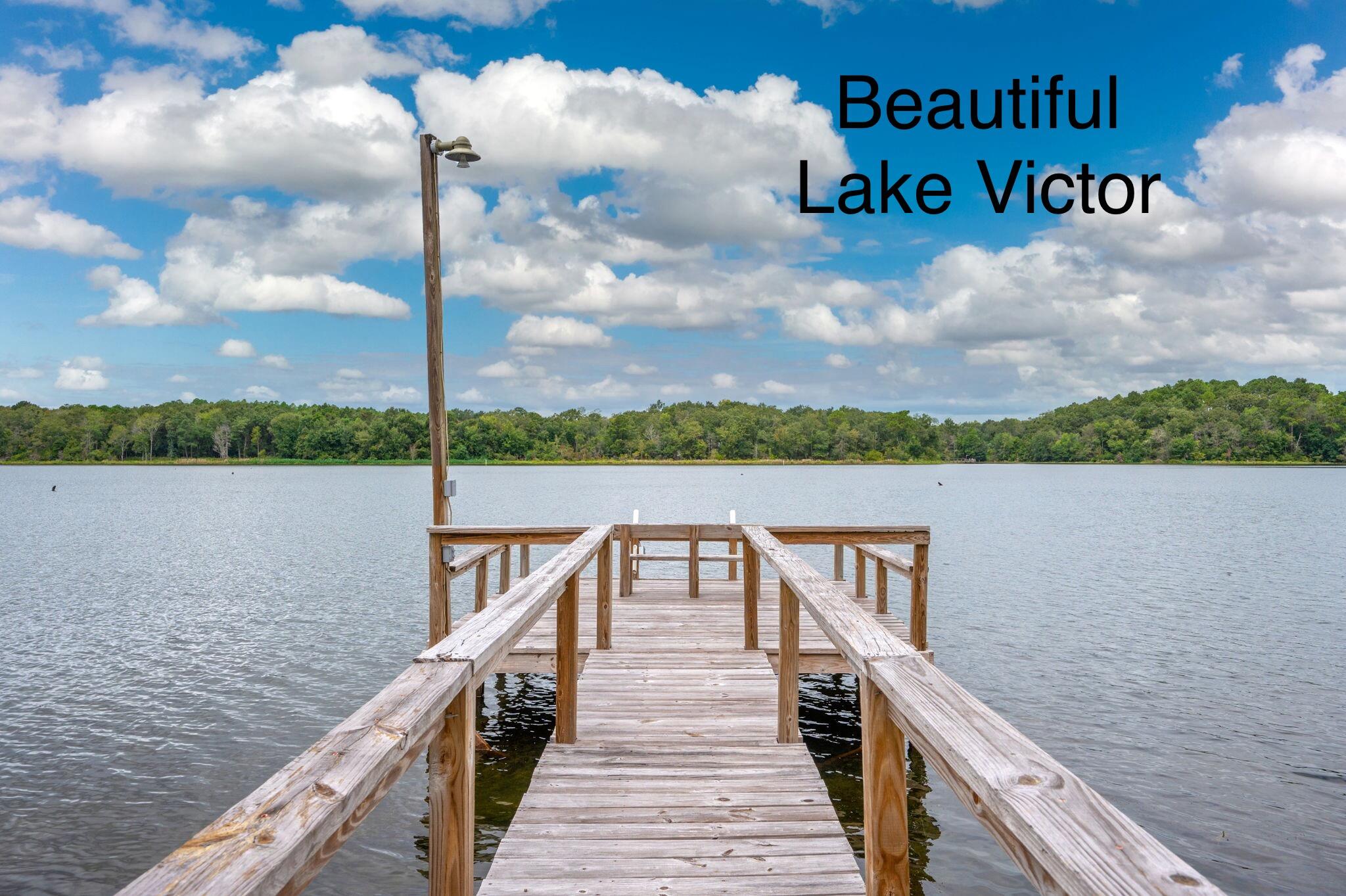 Discover lakeside living at its best on beautiful Lake Victor, a state-maintained fishing lake! This 2002 doublewide offers 3 bedrooms and 2 full baths, perfectly set up for both full-time living or a weekend getaway. Fresh updates include new interior paint, LED lighting throughout, new carpet in bedrooms, and an updated master bath with new vanity, plumbing, and flooring.

Enjoy the outdoors with a screened back porch overlooking the water, an above-ground pool for summer fun, and your own 2-slip boathouse with pier and fish-cleaning station—ideal for anglers and lake lovers alike.

A rare opportunity to own a move-in ready lake property with modern updates and all the amenities for relaxation and recreation.