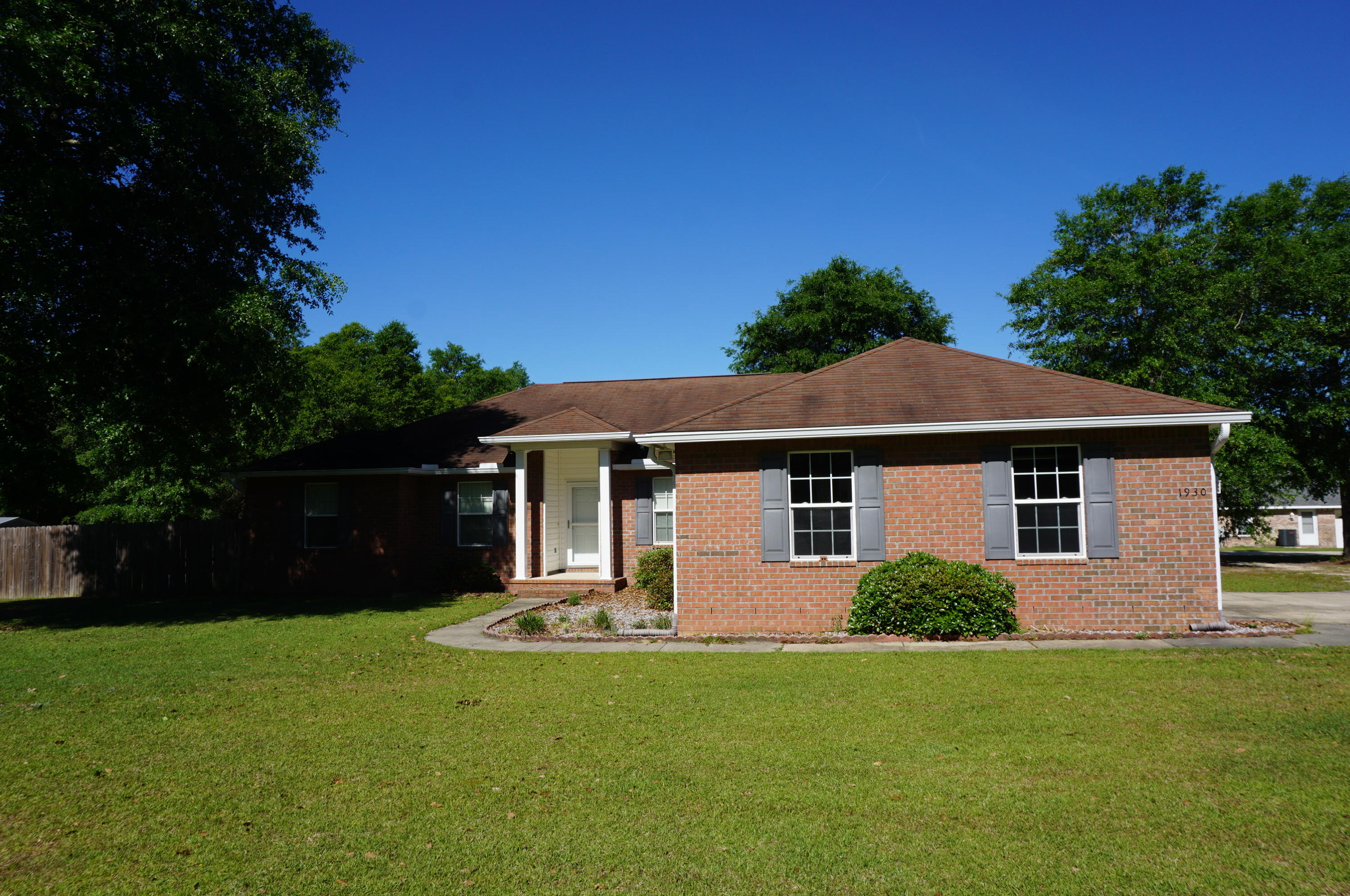 Available 07/10/2020.....Country home with fabulous privacy. This home sits on the corner of a 1 acre lot and has so much to offer. 4/2 Floor plan with office space features many upgrades. Enter into a foyer and open concept living room. Eat in kitchen area with breakfast bar. Kitchen features deep drawers and newer appliances. Fantastic laundry room with high end washer and dryer included. Large bedrooms and neutral paint throughout. Spacious master bedroom and bathroom. 2 car garage with additional parking. This home has a double gate for the back yard for recreational vehicle parking. Yard buildings and so much more. No inside smoking. Pets may be allowed with a $400 non-refundable pet fee. Country at its best.