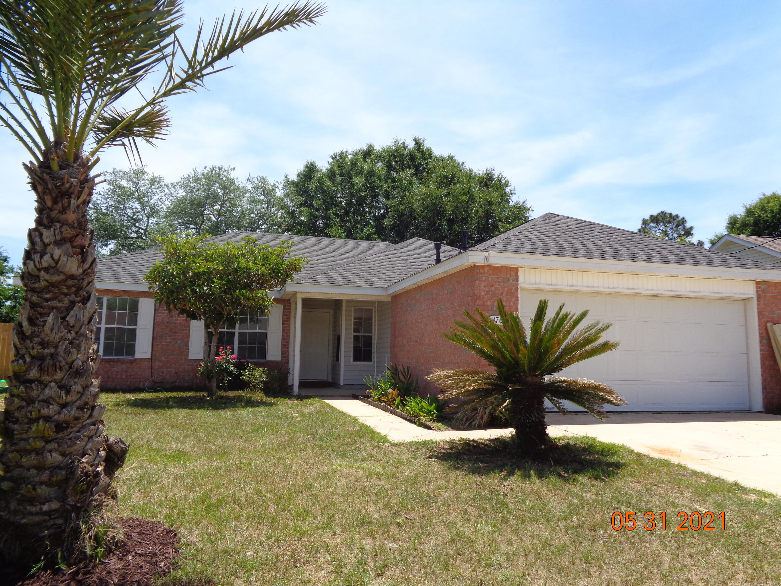 More pictures coming. Showings start Wednesday, June 2, 2021. Welcome to your better than new home, SOUTH OF I-10 in Crestview. This split bedroom floor plan with eat-in kitchen plus breakfast bar has been renovated this spring including: NEW: Roof, Gas Hot Water Heater, LVP Flooring throughout, Stainless Whirlpool Kitchen appliances, sink and granite countertops, Front Door,  Sliding Door, Storm Door on Florida Room. and HVAC thermostat. Play in the generous, level backyard, there's room for a pool! Come see this south Crestview home with easy access to 7th SFG, EGLIN AFB and Okaloosa's most beautiful beaches! Information believed to be correct. Buyer to verify all information pertinent them.