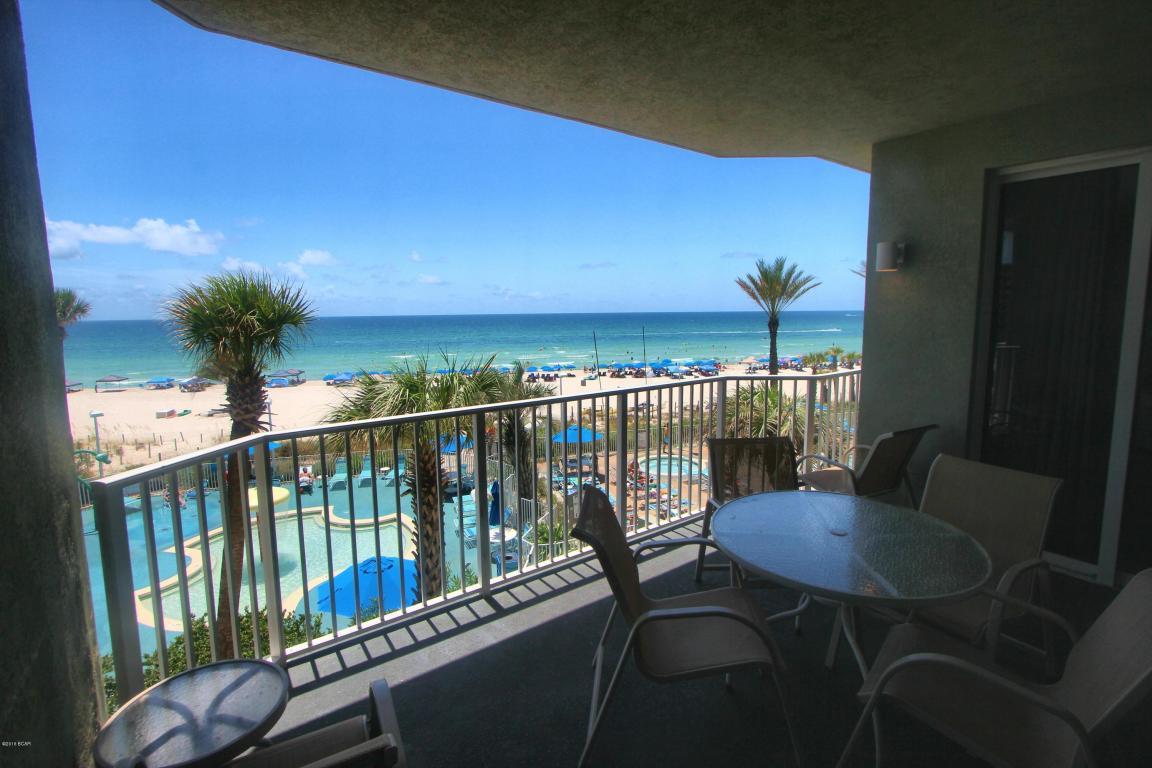 The best aspects of Florida living come together in this exceptional 2 bedroom, 2 bath coastal condominium at the Boardwalk Beach Resort! Fully furnished and rental equipped !!! Interior highlights include crown molding, high breakfast bar, plenty of granite counters and cabinetry, large kitchen dome light for great lighting, and six panel doors. The master suite has an oversized bedroom with balcony access and gulf and beach views from 2-sides. The master walk-in closet is larger than some bunk rooms and has a floor safe for storing your valuables and also has a bonus closet in the master. Even the guest room has two closets so there is plenty of storage space. . Resort style amenities include a 2,500 sf zero entry pool (seasonally heated), two spas, Gulf front fitness facility, lavish po pool deck, Splash Zone children's pool area with interactive water toys, Kids Club, sauna, steam room, massage therapy, covered parking, 24 hour reservation desk and Island Breeze corner market featuring sundry shop, pizza, ice cream and much more!