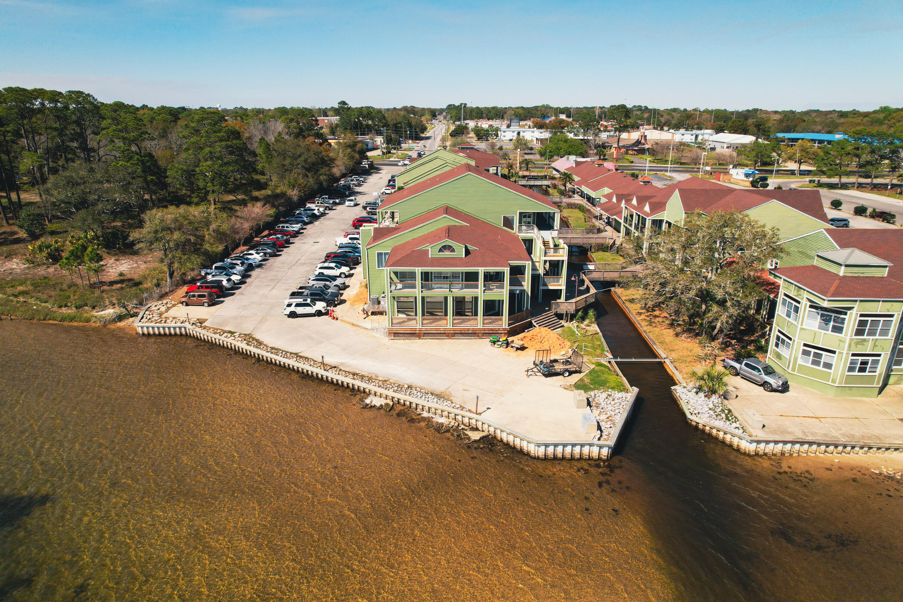 Introducing a newly listed 2,850 SF office space located in Paradise Village Professional Park, Fort Walton Beach. Situated on the south end of the complex, this second-floor office provides breathtaking views of the Santa Rosa Sound. The layout features 8 offices, spacious meeting areas (both open and private), a break room, two restrooms, and generous balcony space. The complex, which fronts Hwy 98, hosts a diverse tenant mix, including healthcare, financial, real estate, spa, and defense services. On-site amenities include ample parking and a picturesque canal with communal sitting areas, perfect for enjoying some fresh air and shade. Conveniently located just 5 miles from Hurlburt Field, 9 miles from Eglin AFB, and 11 miles from Destin-Fort Walton Beach (VPS).