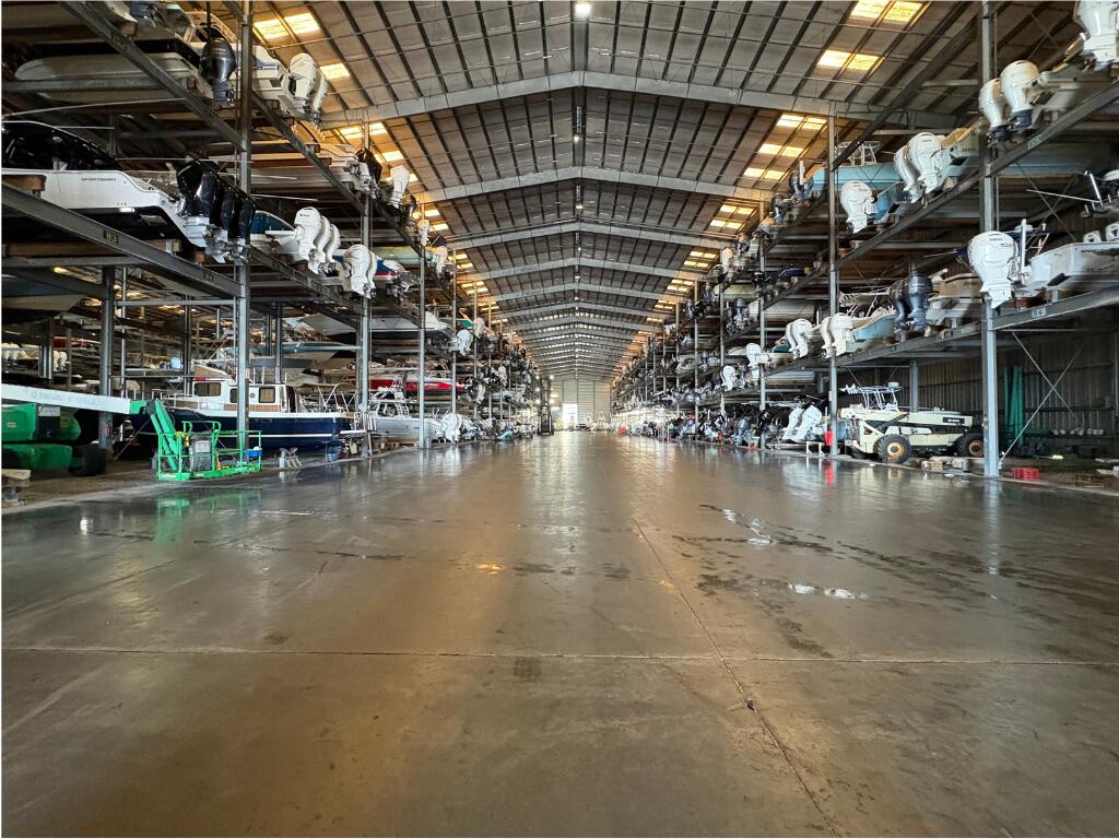 Experience premier boating in Destin, Florida, famously known as ''The World's Luckiest Fishing Village'' & home to some of the Gulf Coast's most iconic emerald green waters. This 40ft dry boat slip (15W x 15H x 40L) is located at the sought-after Legendary Marina & Yacht Club on Choctawhatchee Bay, just south of the Midbay Bridge. Enjoy access to the Gulf of America w/in minutes. As one of the largest full-service dry stack marinas in the U.S., Legendary Marina spans 186,000 sqft & securely houses up to 780 vessels, accommodating boats from 15ft to 50ft in length.
Slip ownership includes:
-Unlimited in-and-out service
-Top wash before & after launches
-Complimentary engine flush after every use 
-Fuel(discounted), fresh water & ice available
-Concierge-style boat launching cont. Additional perks:
-Access to marina amenities: infinity pool, showers, ice machines, fish cleaning area, parking & captains lounge 
-Onsite service & parts (discounted for members)
-Outdoor work racks & waste pump-out stations
Enjoy hassle-free boatingjust show up, hop on, and go. When you return, step off & let the marina team handle the rest. 
For more information visit the marina's website: legendarymarina.com  
Buyer to verify all dimensions & ensure vessel compatibility.