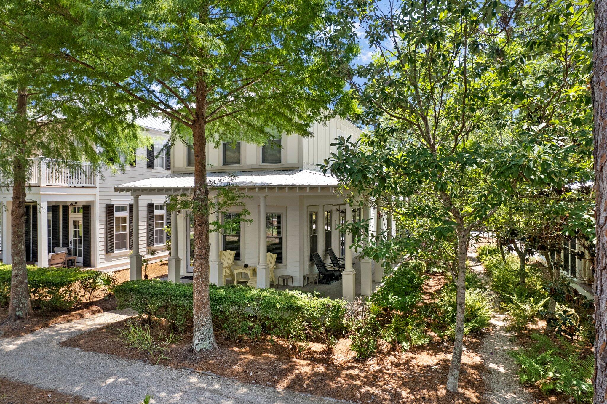 Best opportunity in Watercolor! 130k YTD rental income and very likely Watercolor's TOP PERFORMING cottage showing ACTUAL income. Aggressive pricing, updated interiors, desirable location, 4 bedrooms and 5 full baths along with strong rental makes this an easy decision. Serenity abounds at this park side jewel.  The first level features a master bedroom,  gourmet kitchen complete with Quartz surfaces and cozy open concept living.  The second level contains a second master suite and two additional bedrooms with ensuite bathrooms.  A rare wrap around porch alongside Turtle Ridge Park provides and enviable start and finish to your Watercolor day. An amazing value in the most amenitized community on 30-A will not last long.