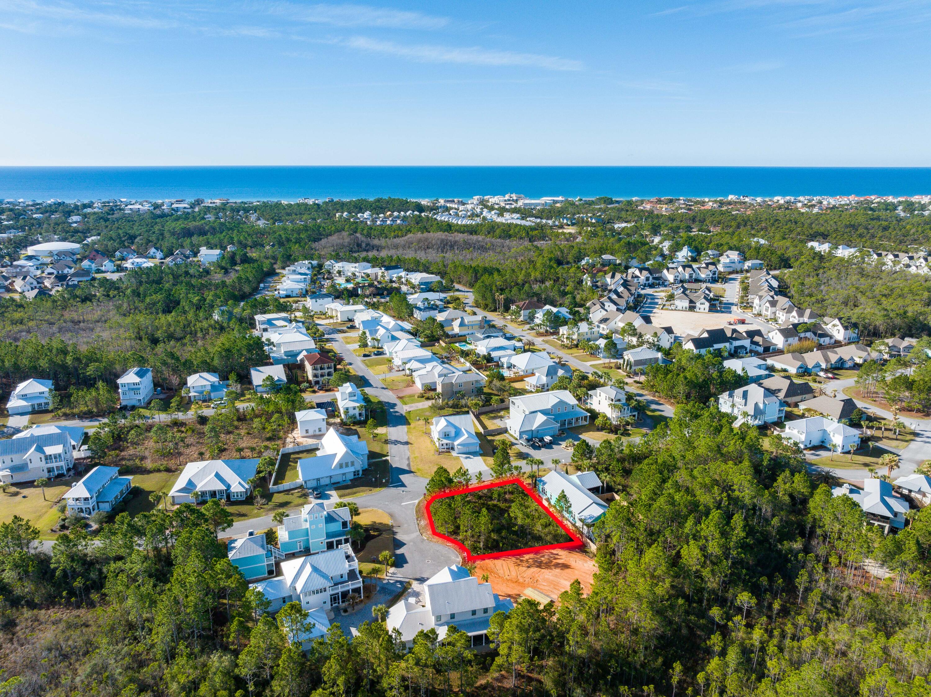 Build your dream home on this .24 acre lot in beautiful Santa Rosa Beach! This corner lot is located on a cul-de-sac within the gated community of Cypress Breeze Plantation, just a short bike or golf cart ride away from the Ed Walline public beach access! You'll love being in close proximity to all of the great dining and entertainment options at Shunk Gulley and Gulf Place Town Center. Cypress Breeze is home to one of the areas most incredible resort style community pools, spanning over 14,000 sf with several waterfalls and rock formations. Call today for more information on this great homesite.
