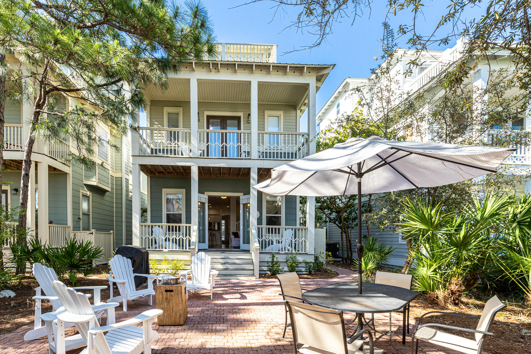 This charming 5 bedroom home in sought after Seacrest Beach has received tons of recent updates and fresh modern furnishings and decor! New AC units were installed in 2018 and 2019, plus an additional split unit on the 3rd floor tower. Other updates include a new appliance package and wine cooler in the kitchen, updates to the kitchen and baths, new paint, and 7 new smart TVs throughout the home. There 4 king bedrooms, a built-in ''bunk'' room, and a 3rd floor living space with wetbar! Seacrest Beach offers owners and guests one of the most amazing community pools in our area. The 12,000sf lagoon pool is a huge draw for families, and you are just a quick walk from all of the action on 30A's east end! Owners and guests alike find this home perfectly situated between Rosemary and Alys Beach!