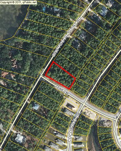 3/4 OF AN ACRE AND A CORNER LOT ACROSS THE STREET FROM MULTI-MILLION DOLLAR HOMES WITH A BAY VIEW AND STUNNING VIEW OF WOODED LANDSCAPED ESTATE GROUNDS. SELLER IS A LICENSED REAL ESTATE BROKER IN THE STATE OF FLORIDA.