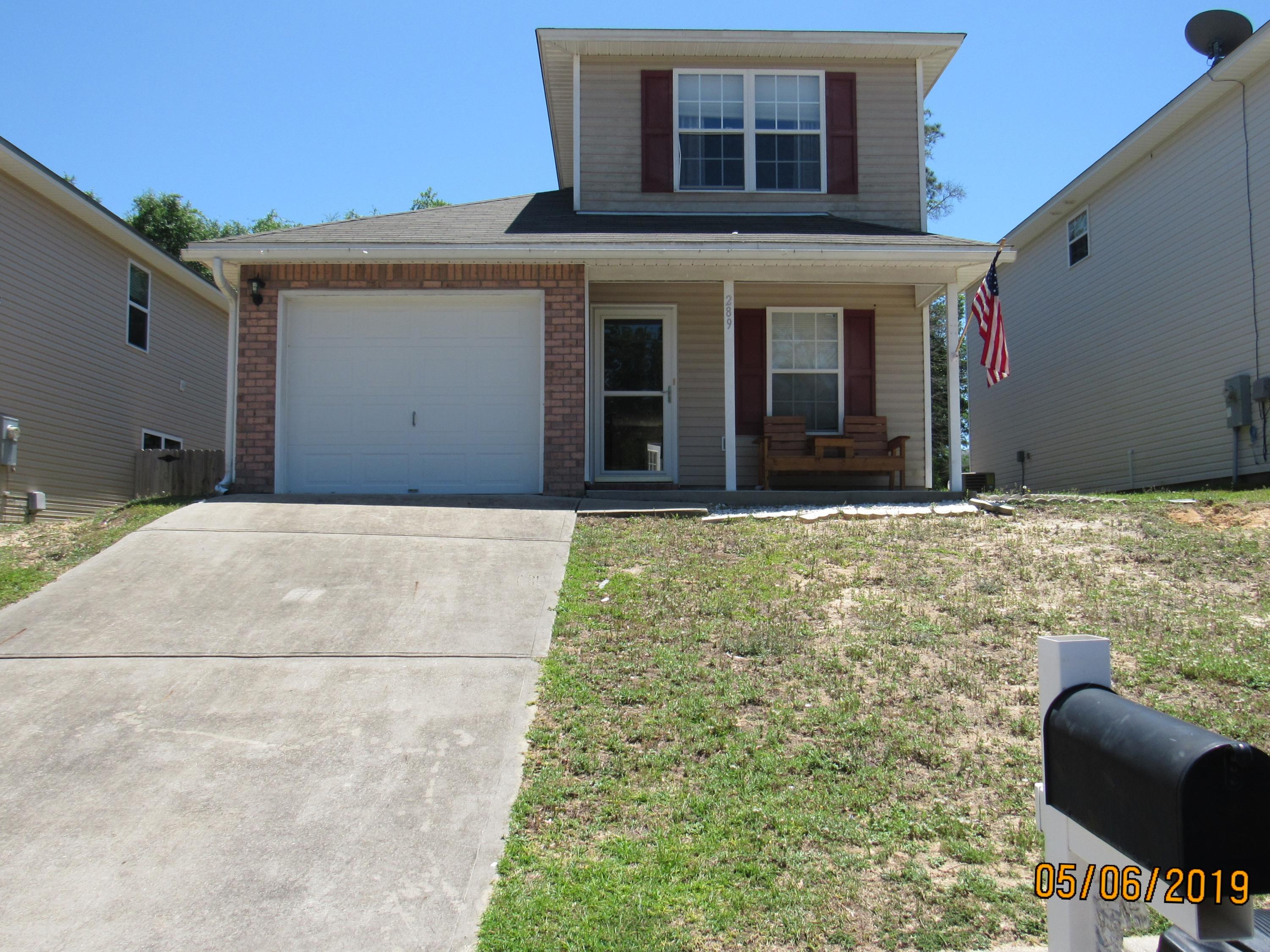Super cute 4 bedroom, 2.5 bath home nestled in a cul de sac in a lovely Crestview neighborhood. The first level of this two-story home features a spacious open floor plan complete with plenty of cabinet/counter space, a breakfast bar, and a flat cooktop stove in the kitchen, a formal dining area, a large living area leading out to a privacy fenced back yard with a patio, a half bath for guests, a master with a walk-in closet and its own ensuite (with double vanity), and a guest bedroom or office/flex space. Upstairs, there are two additional guest bedrooms sharing a full bathroom and a large loft flex space. Pets may be considered on a case by case basis. No smoking.