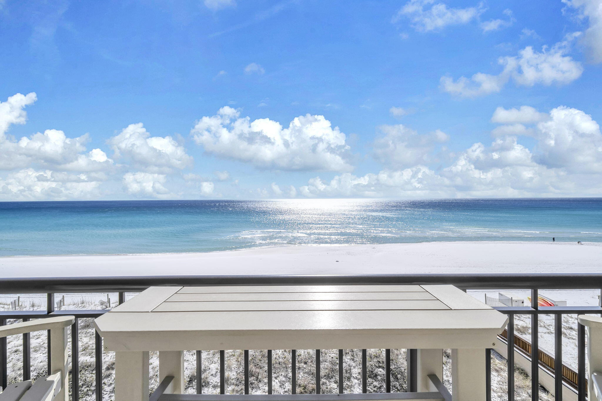 VIEWS! VIEWS! Gulf-front 2BR condo in the gated Island Echo Resort with breathtaking views, a fully updated turnkey interior with high end furnishing & appliances, and proven rental history! Owner has replaced and updated everything in recent years (see notes). Prime floor, quiet location within the building while still hearing the waves from the gulf front bedroom. Resort amenities include gulf front pool, BBQ area, private beach access, tennis/pickleball courts, onsite management (required) & maintenance, gated access PLUS exceptionally low HOA fees. Building is fully renovated within the last 10 years and milestone inspections completed. Just bring your sunscreen and toothbrush, this turnkey condo is perfect for making family beach memories AND generating great income! Call today!