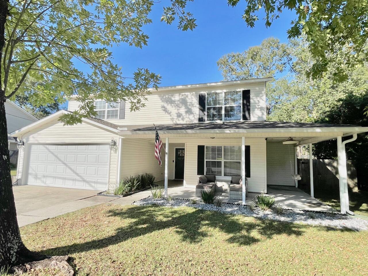 2.625% VA Assumable loan!  Introducing a charming 4-Bedroom, 3 full Bath Home with Unique Character.  Step away from the cookie-cutter designs and discover something different that exudes charm and individuality. This home, nestled in Lantern Ridge, is truly a cutie that stands out from the rest.  As you walk up you are greeted with a beautiful front porch, offering plenty of space to share with friends and family and enjoy the outdoors.     As you step inside, you'll be greeted by the beautiful wood-look tile that graces the flooring, adding a touch of warmth and sophistication.  The spacious living room is designed for grand gatherings and cozy evenings, offering ample room for relaxation and entertaining. The updated kitchen is a dream come true for any culinary enthusiast. A large dining area is perfect for hosting family dinners or intimate gatherings, allowing you to create cherished memories. This home boasts four generously sized bedrooms, each offering ample space for comfort and personalization. The master bathroom has been thoughtfully updated, providing a retreat-like ambiance to unwind and rejuvenate. Upstairs, you'll find two large bedrooms and a full bathroom, offering a versatile space that can be utilized as a separate living area for teens, guests, or even in-laws, providing privacy and independence. For those who love the outdoors, this property offers extra parking space, ideal for your boat, RV, or any other recreational vehicles you treasure. The fully fenced backyard is a private oasis where you can relax and entertain. It even features a cozy fire pit, making it the perfect spot to gather with friends and family, creating cherished moments under the open sky. Roof is 2021. HVAC 2016. Fridge 2023. Per the seller, they love this location because of ease of getting to local area shopping, dining, etc. Don't miss your chance to make this distinctive property your new home...