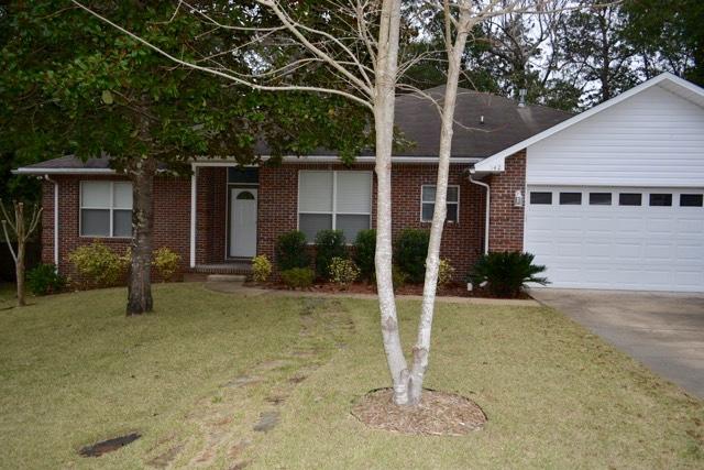 Beautiful and spacious home in a very desirable and family friendly neighborhood! Split bedroom floor plan! Cathedral ceilings, laminate wood floors, and a gas fireplace with mantel. Short drive to Eglin AFB and Our Emerald Coast waters! Conveniently close to all Shopping! Call Mallory Bodnar for showing appointments and showing instructions!