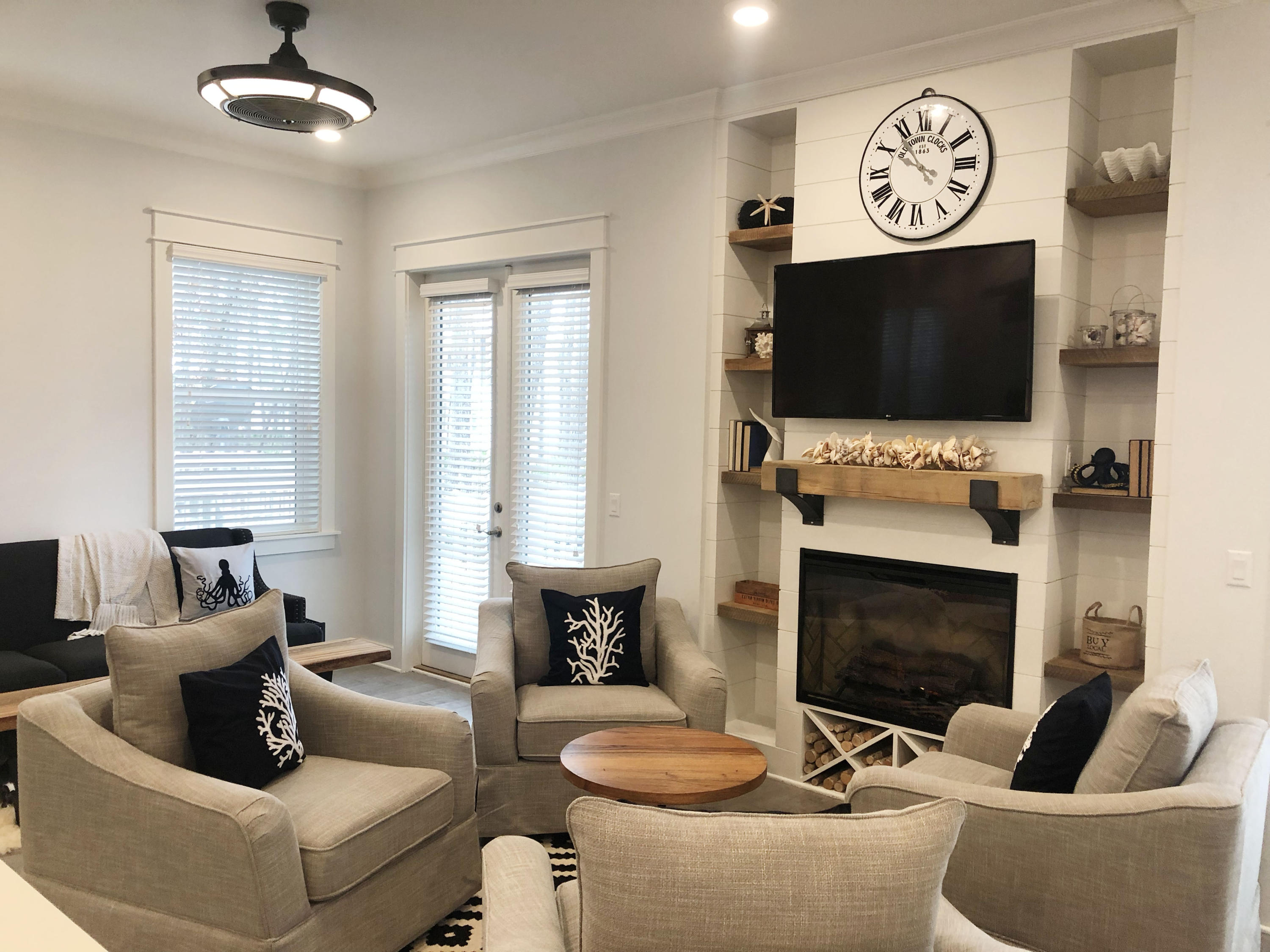 Brand new exquisitely furnished Bahamas plan Town Home in Prominence. This unit has been extensively upgraded with all hardwood floors, ship lap walls, fire place, custom shelving throughout. Unit is brand new, has never been used. Fantastic location in Prominence backing to open space. Check out the interactive 360-degree virtual tour! Photos coming soon. 6 to 12 month lease available. NO Pets. No smoking.