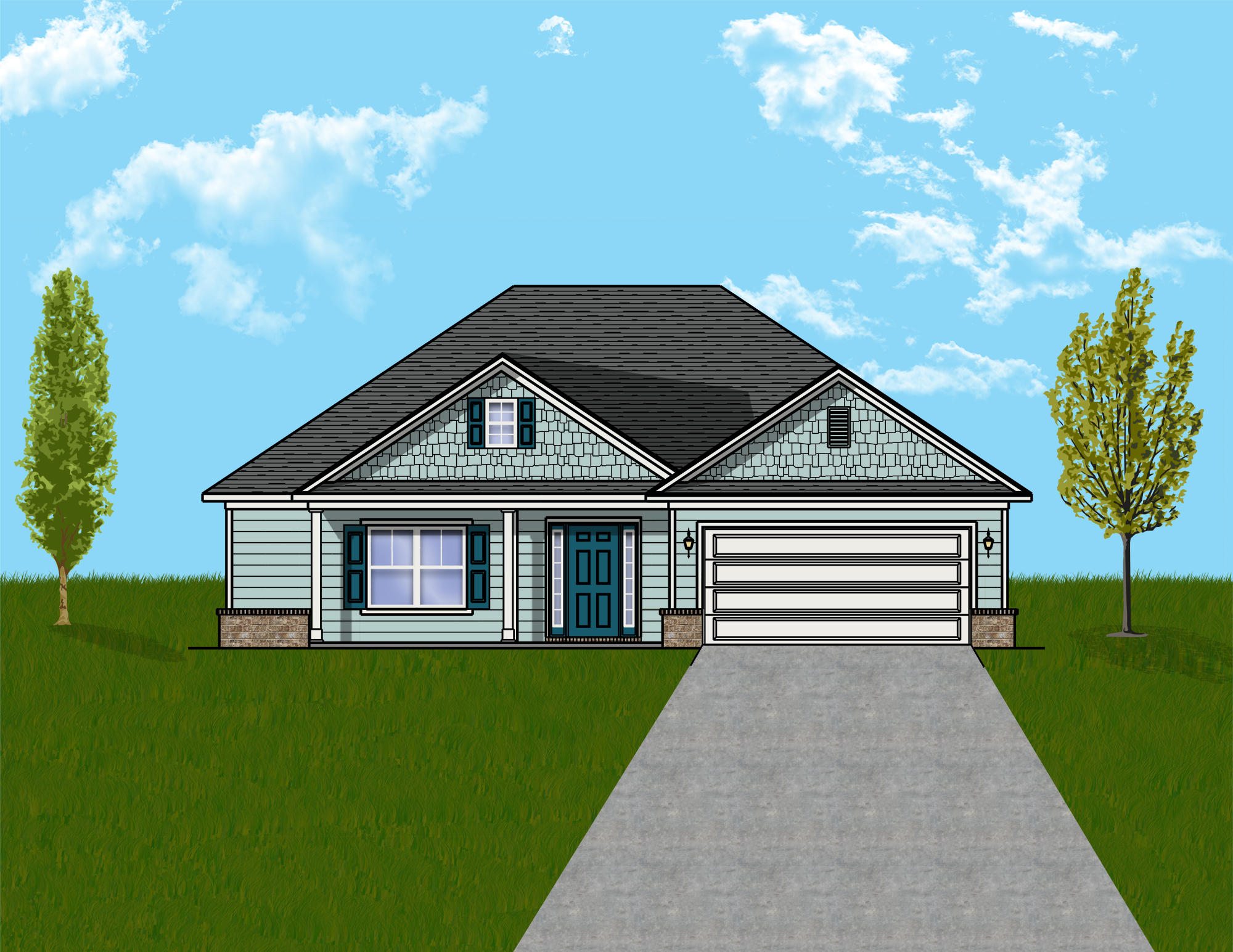 Please note this is proposed construction and a to be built home. Parade of Homes winning builder. The Piper plan utilizes great looking details & maintains an open feeling. The entry gives a great first impression with lots of natural light & seamless flow through large galley style kitchen and eating area. Family room has exaggerated trey ceiling & double crown molding. Exterior door provides access to outdoor living on the large covered rear porch. Large master suite will be your favorite retreat with crown molding and tray ceiling. Other home features include granite countertops, hard surface flooring, walk in tile shower with separate tub, his/her closets, ceiling fans in all bedrooms, SS appliances and much more! Community pool and playground under construction.