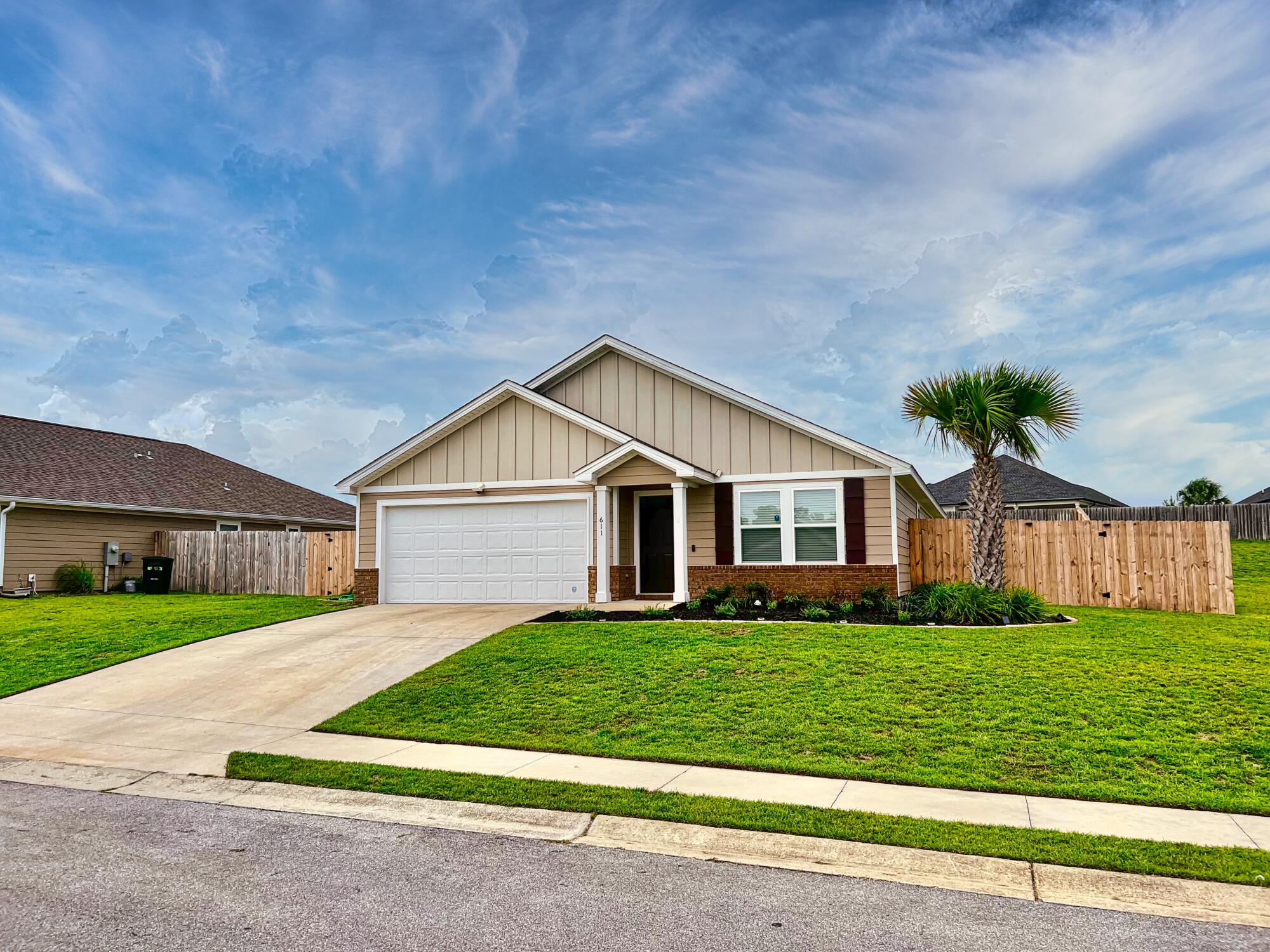 Come check out this BEAUTIFUL NEW Single-Story Home in the Cross Creek Freeport Community! The desirable Covington Plan boasts an open design encompassing the Living, Dining, and Kitchen spaces. The Kitchen features gorgeous cabinets, granite countertops, and Stainless-Steel Appliances (Range with Microwave, and Dishwasher). Additionally, the primary suite has a private bath with dual vanity sinks and a walk-in closet. This home also includes 3 more bedrooms and a full secondary bath. Outside, there is a cozy covered patio space.