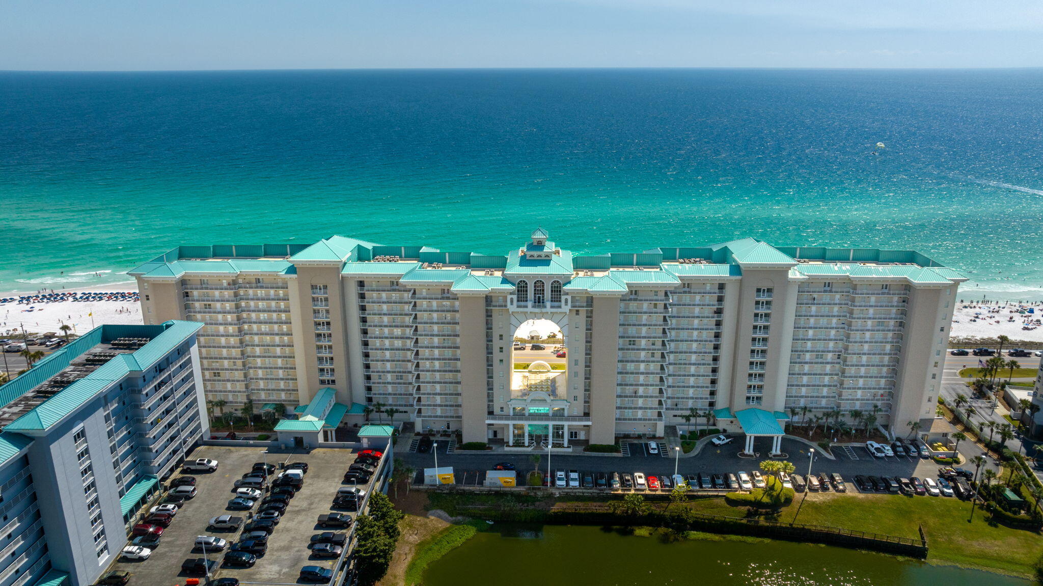 UNDER CONTRACT AND ACCEPTING BACK-UP OFFERS ONLY. LOOK NO FURTHER, FRONT ROW SEAT on the Gulf of Mexico! Enjoy the unobstructed views of Miramar Beach, with its emerald waters and sugar-white sandy beaches! This newly updated condominium in MAJESTIC SUN sits front and center on the south side of SEASCAPE RESORT, which offers many amenities, to include golf, tennis, pickleball, basketball, pools, and of course beaches!  Additionally, MAJESTIC SUN has its own private amenities including a heated indoor/outdoor pool, 2 hot tubs, beach rinse stations, fitness center, and private owner's club.  Excellent LOCATION in close proximity to shopping centers, stores, beachfront restaurants, family entertainment, and so much more. Call for your personalized area orientation & showing.