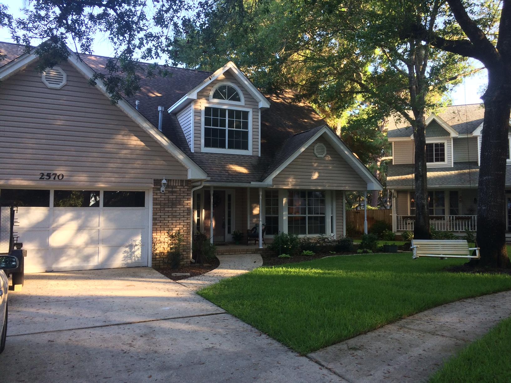 Price reduced for quick sale. Please compare to comps in this immediate area. This house is a great deal, seller wants to sell now. This home needs a little updating/repairs that can be part of closing but the location and neighborhood are worth the effort. Close to everything but tranquil and secluded too!! You'll find the Palm Shores neighborhood nestled among the moss-covered oak trees behind Meigs Middle School. It's absurdly convenient to Meigs, Shalimar Elementary and Eglin AFB. Easy in-out access to Eglin Blvd, unlike many other parts of Shalimar, make it convenient to Niceville, Hurlburt, Crestview and anywhere else you need to travel along the Emerald Coast. When you visit the home, be sure to check out the deeded waterfront park at the end of the cul-de-sac.  It includes a picnic area and boat dock that are a perfect place to enjoy the water, meet friends for a boat ride or check out the sunset over the bayou.  I personally used it often to launch my kayak and Sunfish sailboat.
Although it's hard to describe all this home offers, I'll go over a few of the highlights.  The first thing you will notice is the majestic foyer/entry way.  That's where I first fell in love with this home!!  To the right you'll find the formal living room area and dining room.  Straight ahead is the spacious family room and true eat-in kitchen.  The first floor also hosts the incredible master suite with a bathroom you won't believe.  Please notice the unique lines and design of each of the rooms that add to the special feeling of the home.  As you travel up the beautiful staircase you'll find the guest bath and 3 additional bedrooms, one of which is uniquely oversized, perfect for that teen needing a little more space.  
Outside this stunning home, you'll first notice the large covered front porch.  In the backyard you will find a refreshing 16x32 pool with a slide and just enough grass for kids or pets to play but not take up your whole weekend with yard work!!  This place is designed to be an easy, carefree escape; a castle that takes care of you!!
    We have added a $10,000 upgrade allowance for updating flooring or appliances, etc. that you may want to update.  
   Garage is currently divided into two rooms for a heated/cooled kids music studio, this will be removed by the end of June and garage repainted.