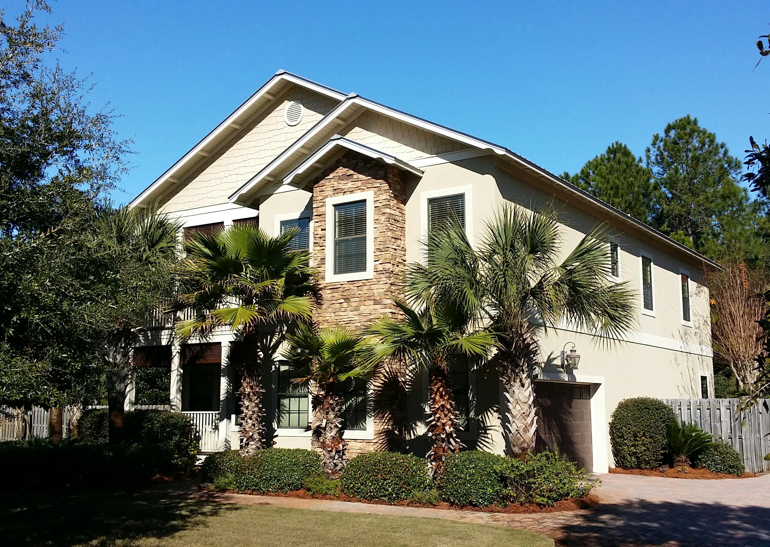 This well constructed home is located in the private gates of Tradewinds Subdivision. The home sits on almost half an acre of land. The large backyard is fenced and backs up to the State of Florida conservation land. The home is conveniently located near amazing schools, great shopping, Sacred Heart Hospital, Pulix, golf courses, movie theater and much more.