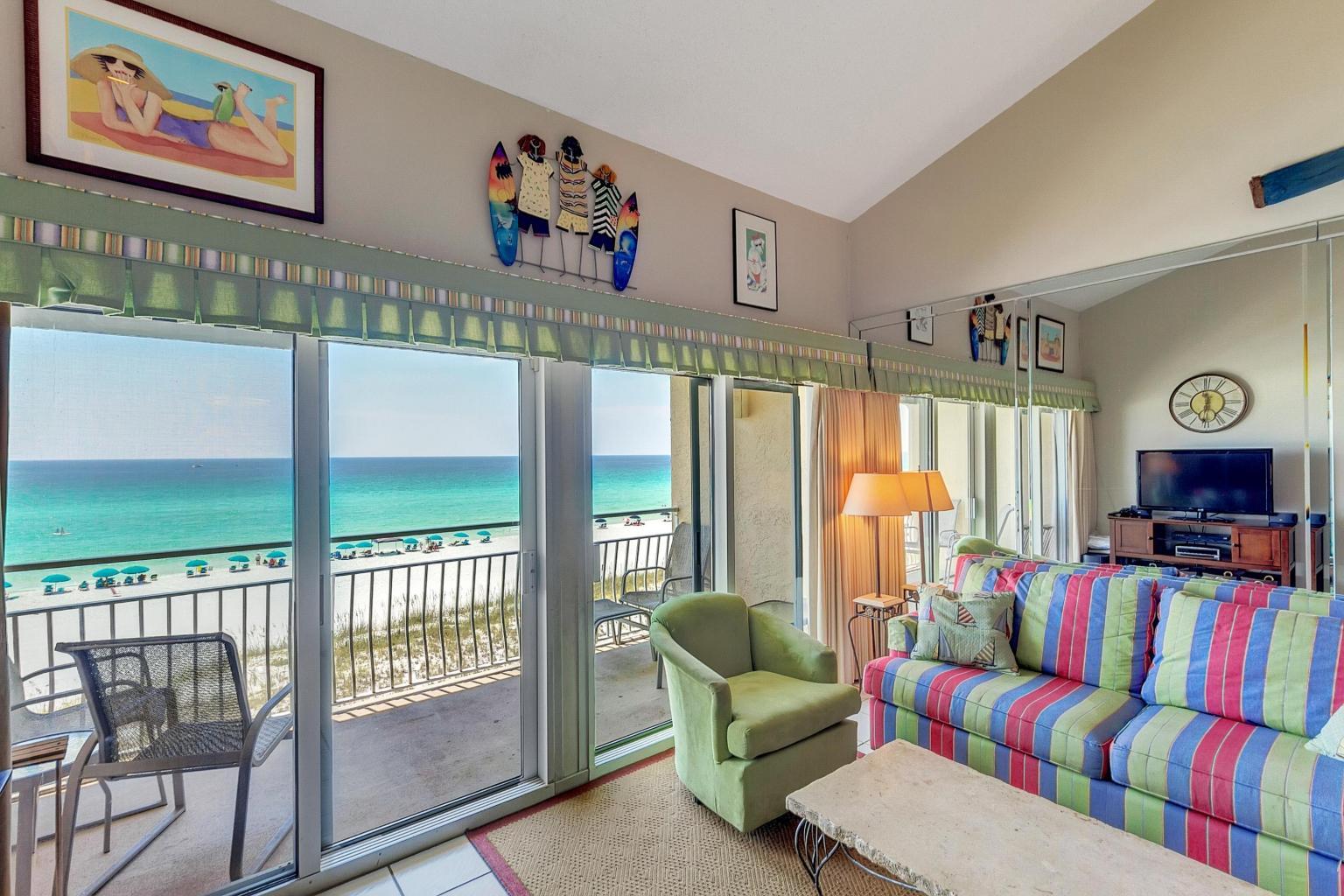 Ultimate Location and View!!
Recognized as the most preferred location on the 3rd (TOP) Floor at the west end of building ''A'', this unit gives you awesome Sunrises & Sunsets!
''Crystal Sands'' is extremely popular with owners and guests alike due to it's Prime Gulf Front location, easy access to amenities, and very accommodating staff. This unit has a Great Rental income. RELAX...''COMFORT'' is the key word for this condo due to it's many upgrades, room to sleep eight, and artwork that compliments the whole package with a fun, beachy feel. make an appointment to see it today!