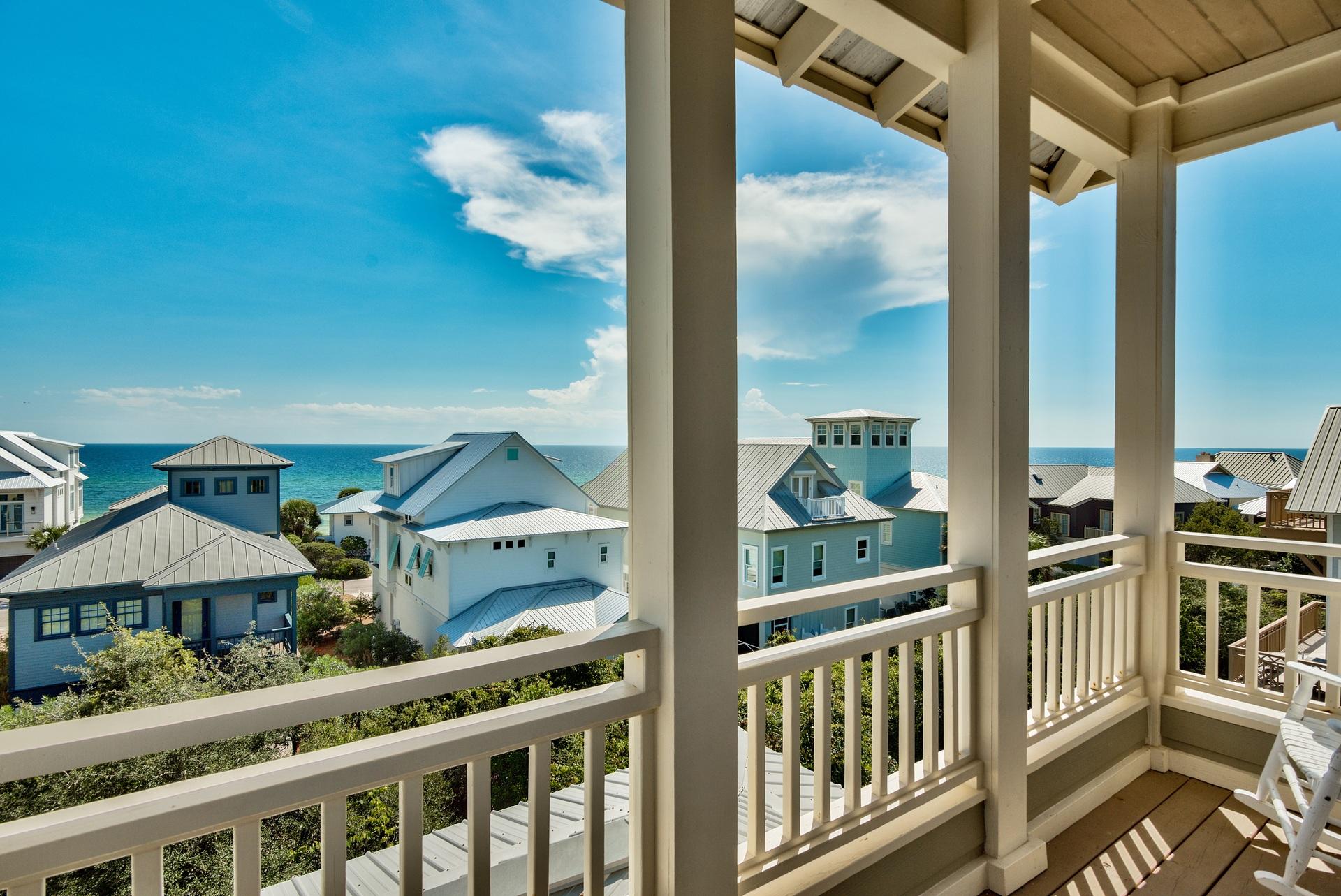 Beautiful Gulfside home situated directly next to Rosemary Beach. This home features amazing gulf views and is just steps away from the Barbery Coast deeded beach access. Offered fully furnished and is outfitted with tasteful decor. With rental projections exceeding $160,000- an incredible investment opportunity. Entering the first floor you will have 2 suites, built in bunks, and direct access to the pool. Heading up to the second floor you will enter a great room with a fabulous balcony overlooking the Gulf, as well as a generous living room for entertaining. On the third floor you are welcomed with a wet bar and more unobstructed gulf views. This home has everything you could ever want in a beach home, make your own family traditions and memories right here! 

Buyer is responsible for personally verifying details about this property. Any information contained in this listing is believed to be accurate but is not guaranteed.