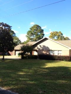 This home was originally built in 1978, but due to a grease fire it was ripped down, all except exterior walls... and completely rebuilt. baths remodeled too. Drive by, call to see interior, great pictures attached to listing! Very open floor plan, large living/kitchen area. Fireplace, 2 car garage, fenced back yard. NO PETS, NO SMOKING. Nonrefund fee from security deposit upon vacating for carpet and pest. Close to beaches and both bases and shopping! Call to make appt to see inside.
