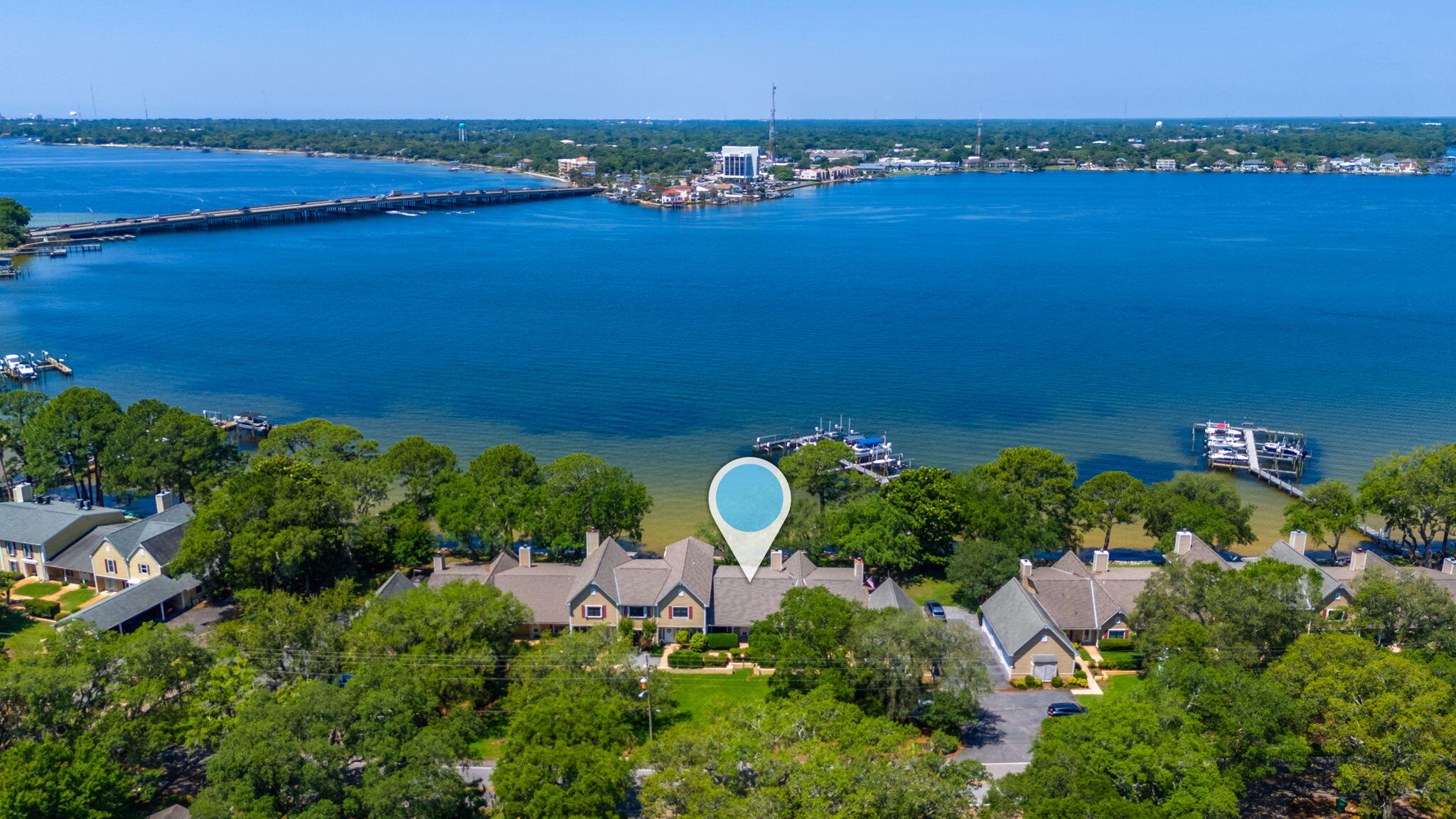 Introducing this stunning townhouse located right on the water in Shalimar, FL!! This fully renovated townhouse features 2 bedrooms and 2 bathrooms, perfect for those seeking a comfortable and stylish living space. The townhouse boasts luxurious amenities such as LVP flooring, stainless steel appliances, and quartz countertops, providing a sleek and contemporary feel. Enjoy the serene water view from the comfort of your own home, or relax in the walk-in shower or soaking tub. With the convenience of a washer and dryer included, this townhouse offers the perfect blend of luxury and functionality. Boat slip is available and can be negotiated with approved application. Don't miss out on the opportunity to make this townhouse your new home. Contact us today for your showing!!