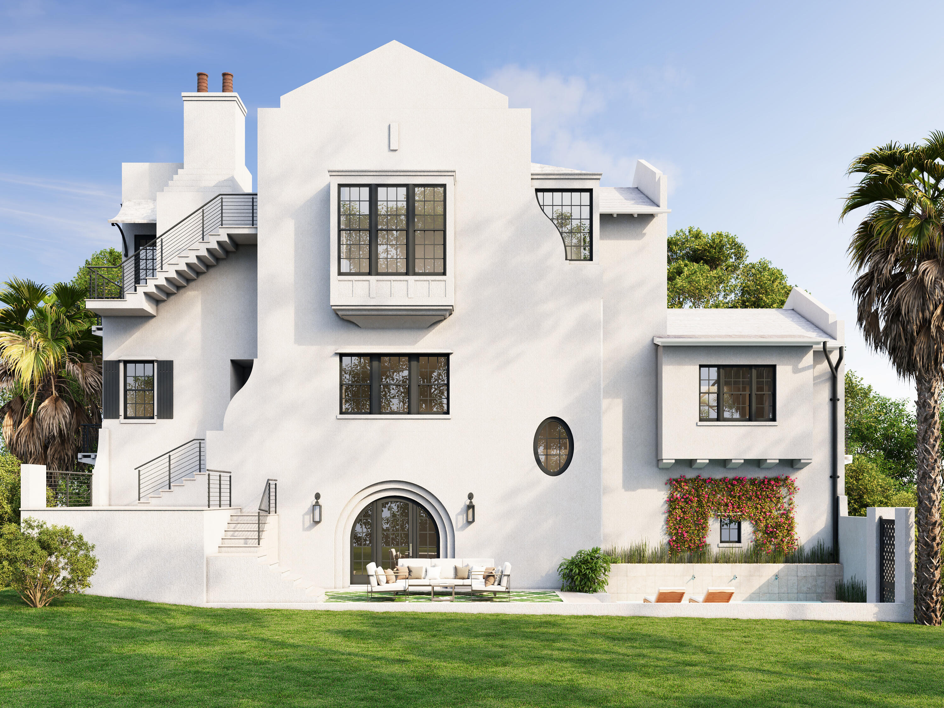 There are few experiences along 30A as rare as standing on your own stretch of sand in Alys Beach, with nothing between you and the horizon but the sound of the Gulf.

Set directly gulf front, this 6-bedroom, 6-bathroom residence spanning 5,142 square feet is scheduled for completion in 2026 and represents an exceptional opportunity to own newly constructed beachfront within one of the most architecturally revered communities in the country. Here, the meeting of land and water is not simply a backdrop. It is the foundation of the home's design. The architecture reflects the signature language of Alys Beach, where luminous white masonry, sculpted archways, and balanced proportions create a sense of permanence and restraint. Inspired by Bermudian and Mediterranean traditions yet executed with modern precision, the residence is designed to feel timeless from the moment it is completed. The approach unfolds with intention, transitioning from the quiet elegance of the streetscape to the expansive openness of the Gulf beyond.

Inside, the home is oriented entirely toward the water. Expansive glass captures uninterrupted views, while generous living spaces open seamlessly to gulf-front terraces and a private pool overlooking the sand. The layout is thoughtfully composed to support both everyday living and large-scale entertaining, allowing gatherings to move effortlessly from interior spaces to the outdoors. Morning light fills the main living areas as the sun rises over the water, while evenings are defined by coastal breezes and the soft glow of sunset reflecting off the home's white façade.

Six well-appointed bedroom suites provide privacy and comfort for family and guests, each designed with refined materials and careful attention to proportion. The primary suite is positioned to maximize both perspective and seclusion, creating a true retreat within the home, framed by views of the Gulf and accompanied by the steady rhythm of the surf.

Beyond the property itself, ownership in Alys Beach offers access to a lifestyle defined by design and intention. Private beach entries, the iconic Caliza Pool, a comprehensive wellness center, tennis and pickleball courts, and a carefully curated town center all contribute to a community experience that is both elevated and enduring. Architectural standards preserve the visual integrity of the surroundings, ensuring that each home contributes to a cohesive and lasting coastal landscape.

Gulf-front new construction in Alys Beach is exceptionally limited. Upon completion in 2026, this residence will stand as a significant addition to one of the most distinctive stretches of coastline along 30A, offering a rare combination of beachfront presence, architectural excellence, and long-term value in a setting that continues to define refined coastal living.