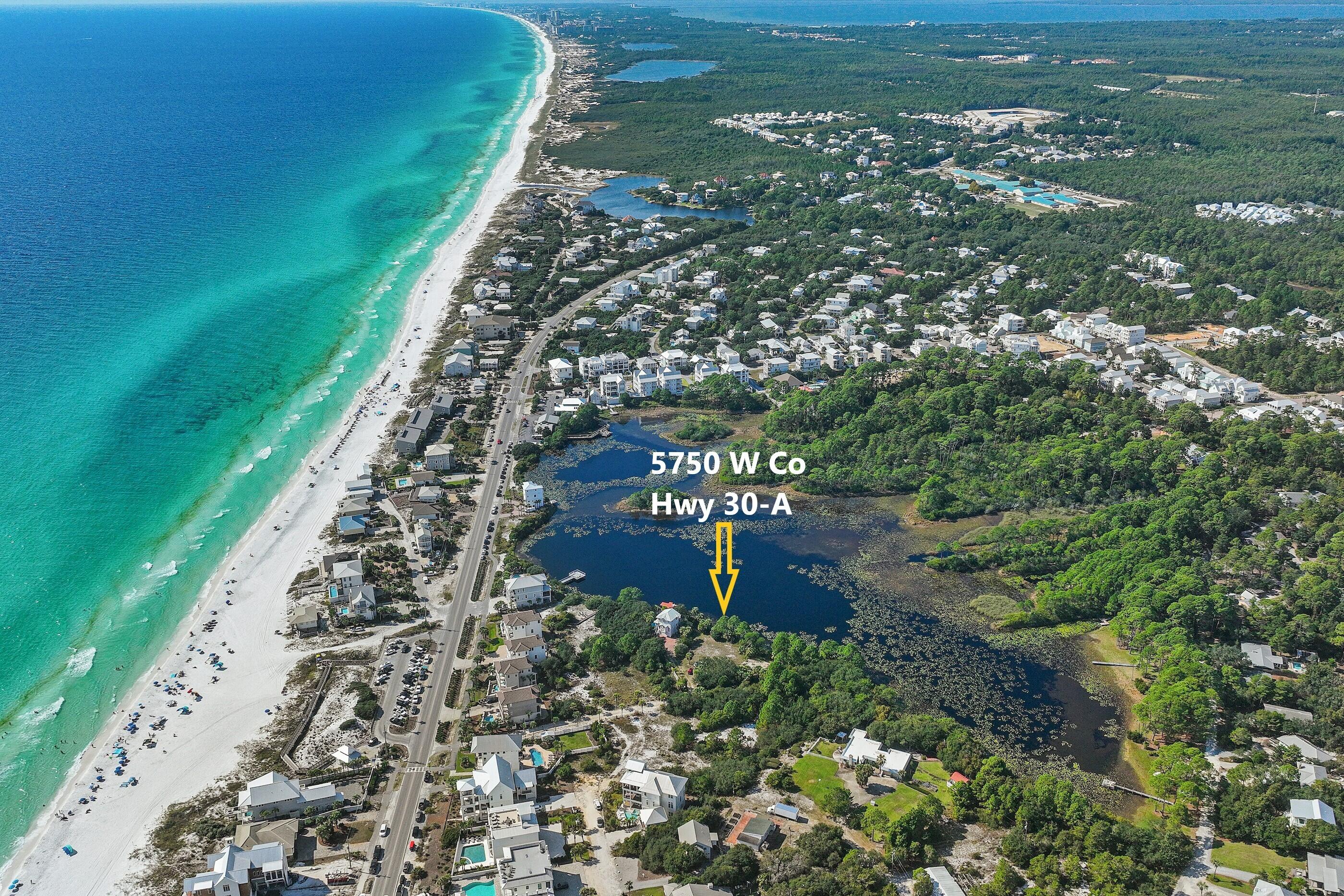 PRICE SUBSTANTIALLY REDUCED! Rare Opportunity! 2 sizable, adjacent lots of record on premier coastal dune Lake Allen. Private setting totaling .84 acres with 334' lake frontage on pristine natural sanctuary in Dune Allen Beach. Only +-128 yards via private driveway to Fort Panic County Park/Beach Access. No HOA-County code applies.  Zoned 'Neighborhood Infill.' Future Land Use 'Residential.' CDLPZ setback 50' from shoreline; 4 story 50' height limit; all Flood zone 'X' except immediate shoreline. Main & Carriage Houses allowed on each parcel. Panoramic lake views with possible Gulf views from multi-story residence.