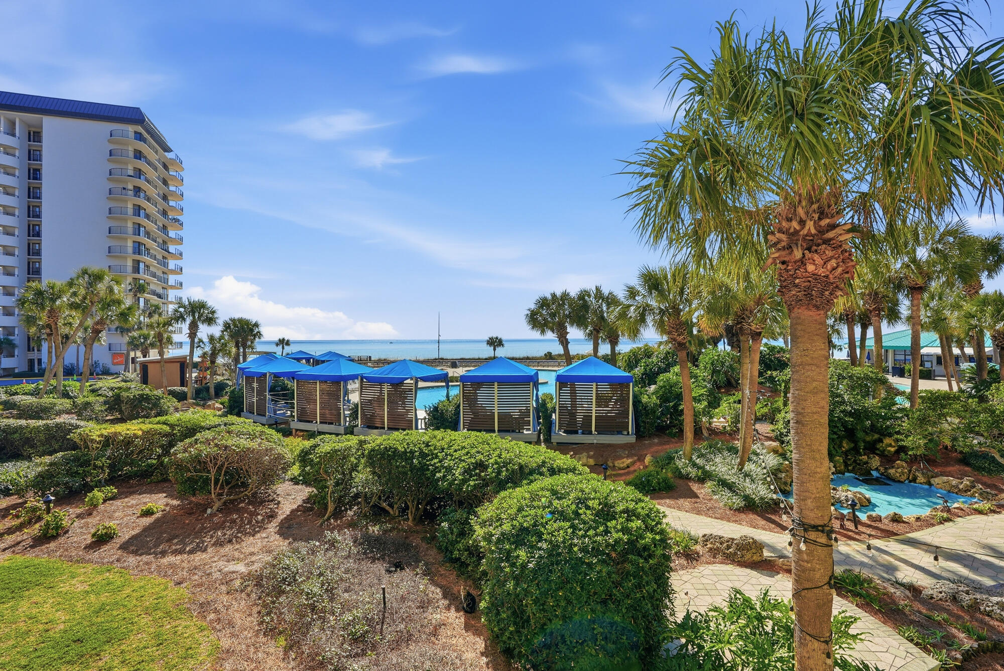 On track to do $45,000 to $55,000 in gross rental in 2026! Turn-key and fully furnished, this 2-bedroom gulf-front Unit in Edgewater Tower 1 is the best-priced offering in the building. Located on the desirable first floor, it overlooks the resort pool and offers direct access to the beach. Perfect as a second home or rental investment, it sits in PCB's only full-service resort with pools, hot tubs, golf, tennis, pickleball, fitness center, on-site dining, and 24-hour security. An amenity-rich, rental-ready coastal retreat.