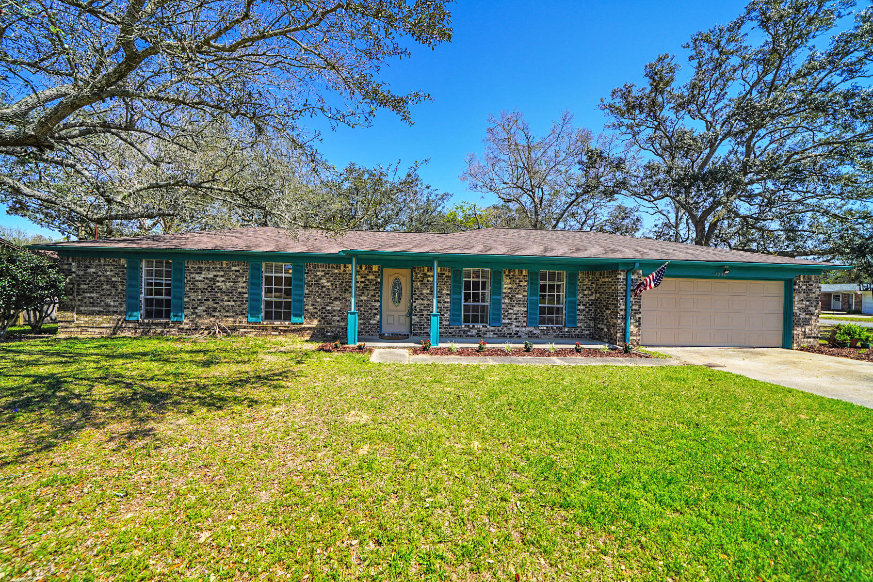 NEW ROOF, HVAC, AND HOT WATER HEARTER AS OF MARCH 2021! This home features an open area concept with the breakfast bar flowing into the spacious family room.  The family room features a beautiful large brick fireplace and leads into a separate dining room on the opposite side of the kitchen.  The kitchen features plenty of drawers and cabinets for optimal storage space.  Outside you will find a fenced in spacious backyard and attached oversized 2 car garage.