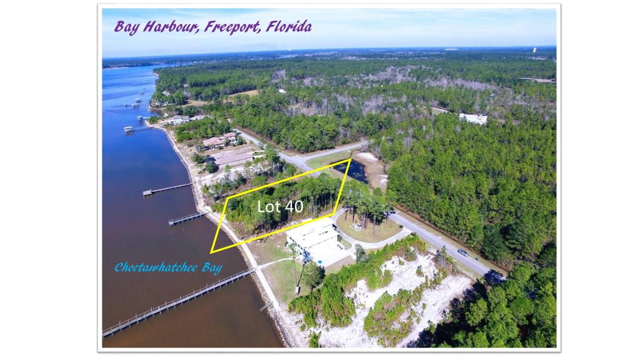 80 feet of Choctawhatchee Bay Front with Full Bay View! This beautiful custom home site offers the best of the Bay in an excellent location. The Hwy 331 expansion and a new Publix Supermarket are nearby! Low HOA fees in this professionally landscaped and impeccably maintained bay front neighborhood make it the perfect place to build your dream home. Only 2,000 square feet required for build! Partial tap fees have been paid. Bay Harbour is Freeport's premier upscale lifestyle community. Custom homes are under construction! Amenities include tennis courts, locked boat & RV storage, community pier, boating, fishing, hiking and picnic pavilion and beach area. Walking paths throughout the neighborhood enable you and your family to enjoy nature. Imagine life and leisure in this gorgeous Bay F Bay Front neighborhood!  Builders are working with lot owners now - don't miss your chance to build in this beautiful bay front community!