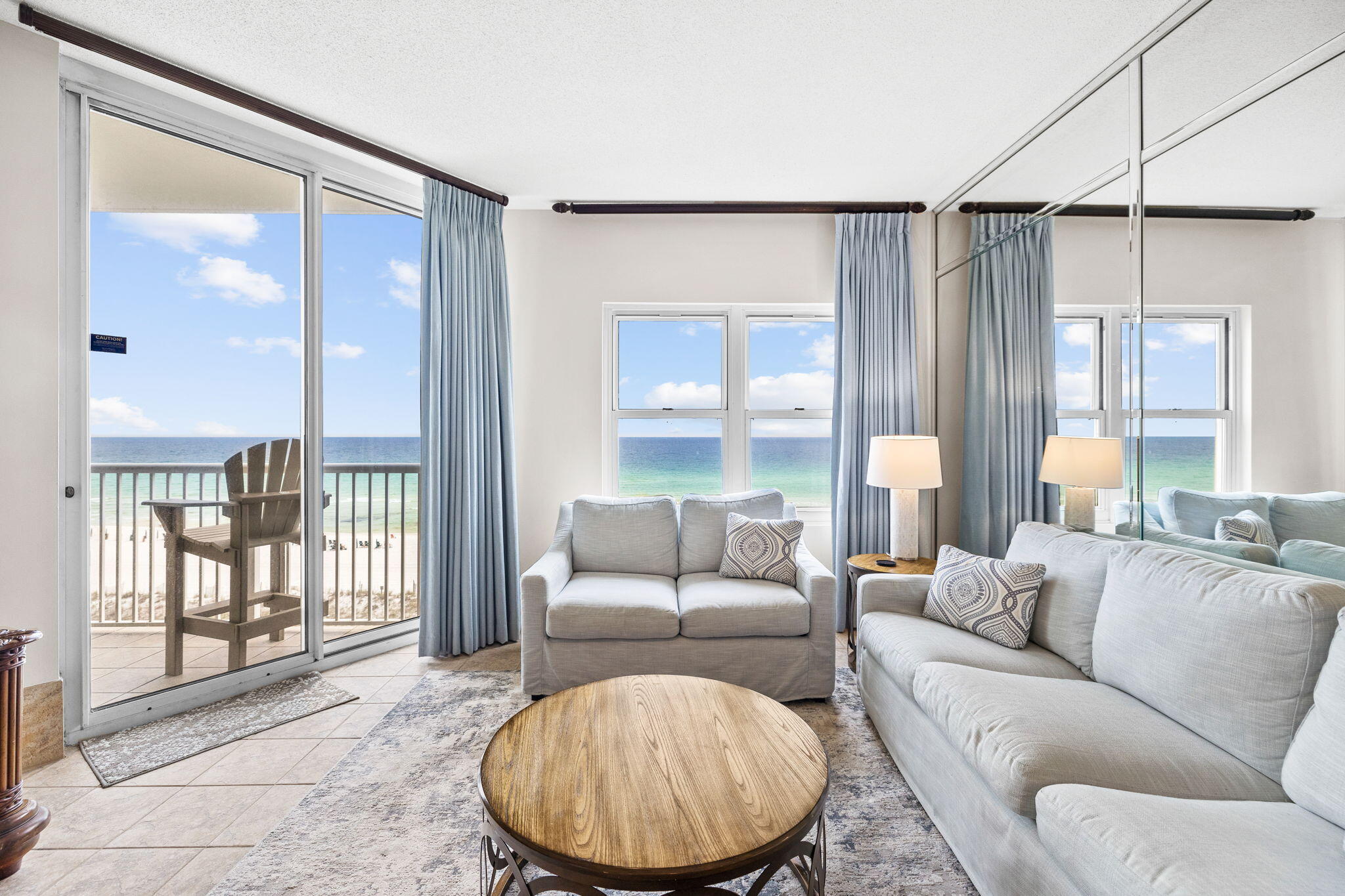 Must see 5th floor unit with spectacular views, recently update kitchen and incredible rental history.  Don't miss your opportunity to own a fantastic rental-ready investment!  Waters Edge includes a large Gulf front pool, boardwalk, BBQ grills & picnic area, fitness center, and covered parking. Covered parking is available on the 3rd floor of the parking garage.