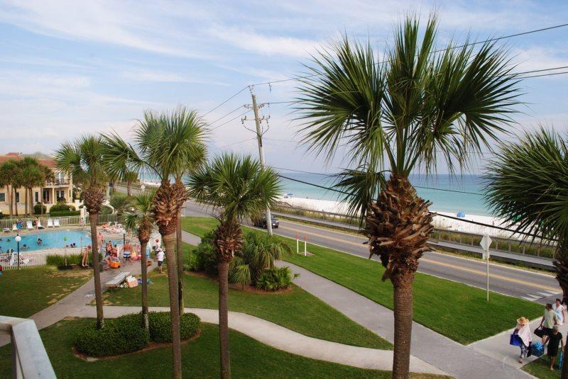 LOCATION, LOCATION, LOCATION! The two building at Maravilla sits parallel to the beach overlooking the beautiful Gulf of Mexico. It's great the location makes this condo a RENTAL MONSTER! The condo is a turn-key property on the 3rd floor means it has terrific views of the the Gulf. Even better is the fact that you have gulf views and access to the balcony from both the living room and the master bedroom. The condo has 2-bedrooms and 2-Bathrooms so there is plenty of room for family and friends. The living space is tastefully outfitted and has a sleeper sofa. As an added bonus this unit has a full-sized washer and dryer. Maravilla is PET FRIENDLY! You will love all the amenities There are two swimming pools, tennis courts, a basketball hoop, fitness center, 2 BBQ areas and a community room for large groups.