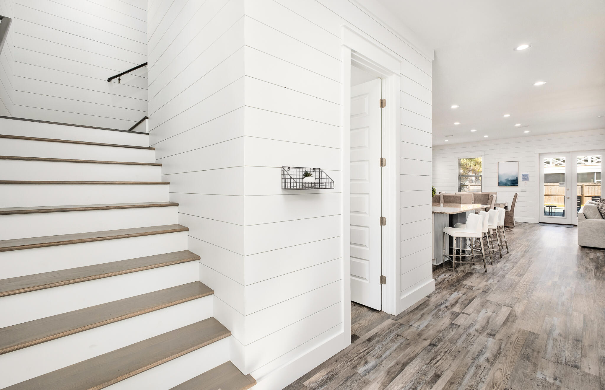 Step into refined coastal living with this 7-bedroom, 7.5-bathroom retreat located in the highly desirable Frangista Beach First Addition community. Built in 2020, this three-story beach house combines modern craftsmanship with timeless design, offering the perfect blend of luxury and comfort. Inside, you'll find open living spaces accented with shiplap details, designer finishes, and a layout designed to accommodate gatherings of family and friends. The gourmet kitchen flows seamlessly into the dining and living areas, creating a welcoming hub for entertaining. Multiple bedrooms feature ensuite baths, ensuring privacy for guests, and thoughtfully designed bunk spaces provide additional accommodations.

Outdoors, a heated private pool with hot tub is framed by lush landscaping, creating a serene escape after days on the sugar-white sands of the Emerald Coast.  Best of all, you'll enjoy private beach access, putting the Gulf  just steps from your door!

Located just minutes from popular dining and entertainment like Whale's Tale and Pompano Joe's, this residence offers both convenience and charm.