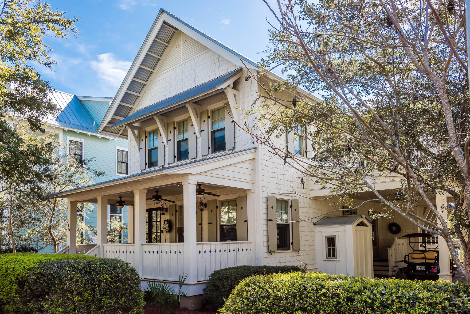 OPEN HOUSE 2-4PM Sat 6/25

Located on a very quiet street with private heated pool, this bright and beautiful beach cottage is perfect for families and beach lovers as a primary, second home or investment property. Sold fully furnished, this stunning home includes walnut hardwood floors, newly replaced HVACs, original artworks, vintage collectibles and gorgeous rugs. Youngsters can safely ride bikes around  this neighborhood in the Lake District or walk the nature trails, boardwalks and to the Frog Pool. The spacious open family room is perfect for entertaining. The fully equipped gourmet kitchen keeps the cook in touch with the conversation while preparing tasty local seafood for dinner. Look forward to memorable celebrations and board games at the large dining table. After eating, sink down into comfortable sofas from Beau Interiors and watch TV in front of the eye-catching shell fireplace. Plan to spend lots of time outdoors in screened and open porches, relaxing, dining and listening to your favorite tunes through the Sonos sound system with Wi-Fi boosters. The landscaped pool area is extremely private, backing onto shady green space. Wander out to the hot tub after dark with a glass of bubbly and gaze at the myriad stars above. Despite its high-end finish, the home retains a laid-back beachy ambiance. It has plenty of storage and two owners' closets should you wish to rent it out. The sale includes the propane grill and a handy six-seat golf cart for getting around. Go shopping on 30A or spend the day at the newly expanded WaterColor Beach Club. It has everything you need including a zero-entry pool, sunset bar and gulf-front restaurant. Elsewhere, amenities include Camp WaterColor for kids, tennis courts, running/walking trails and five award-winning community pools. "