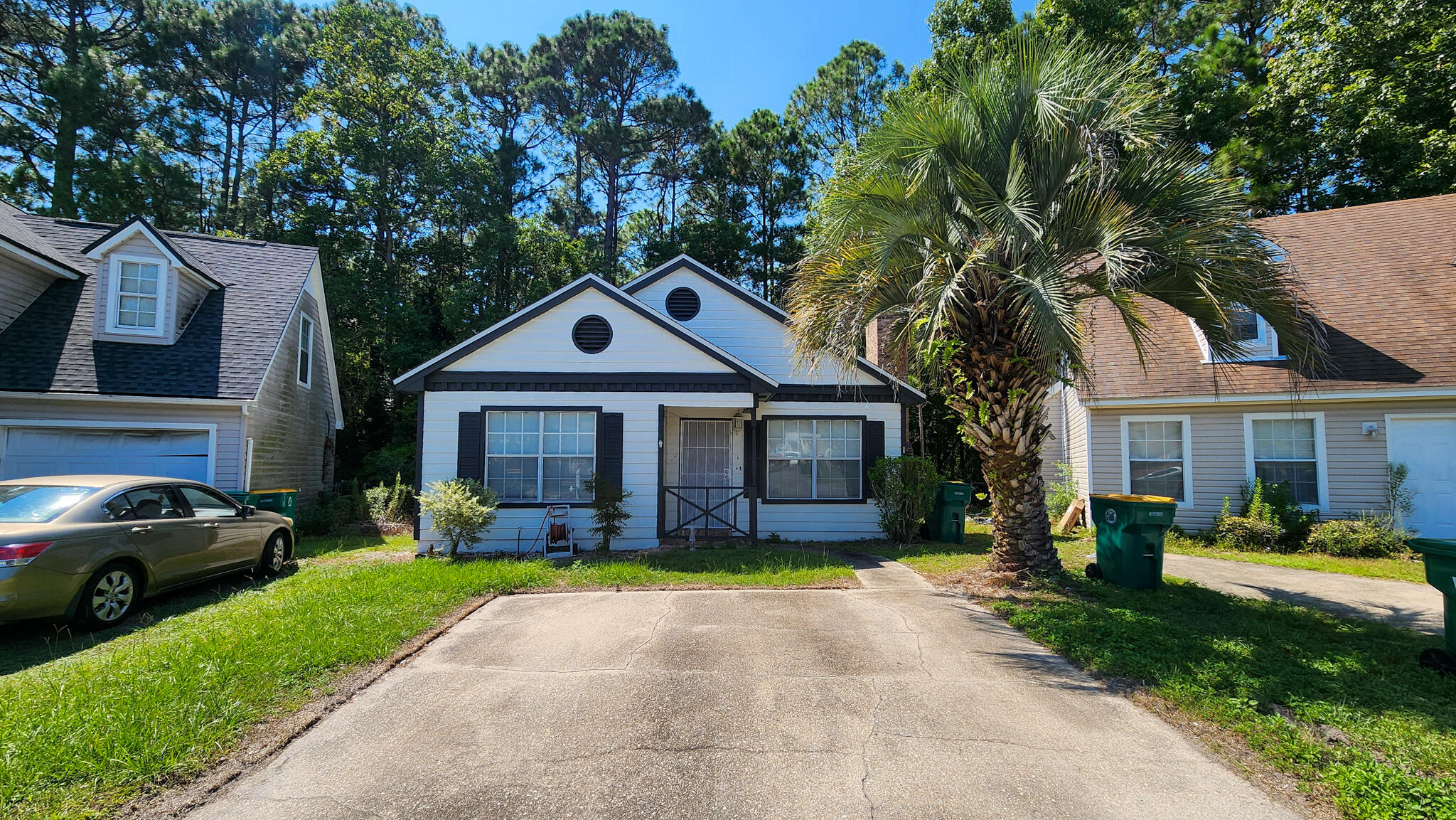 Seller is already providing a home warranty for peace of mind. Welcome to 2535 Georgetown Lane, a well-maintained Florida cottage located in the sought-after Willow Bend neighborhood of Fort Walton Beach. This inviting home features high ceilings throughout you living room and a wood-burning fireplace in the spacious living room, creating a warm and comfortable atmosphere.

The kitchen includes all major appliances, and a washer and dryer are conveniently included in the interior laundry area. The master bathroom features a skylight, adding natural light and a bright, airy feel. Both bedrooms offer generous space and privacy, with full bathrooms for added convenience. Step outside to enjoy a private backyard backing up to the reservation. This move-in-ready cottage blends comfort, convenience, and charm!
Schedule your private showing today and explore all that this lovely property has to offer!!