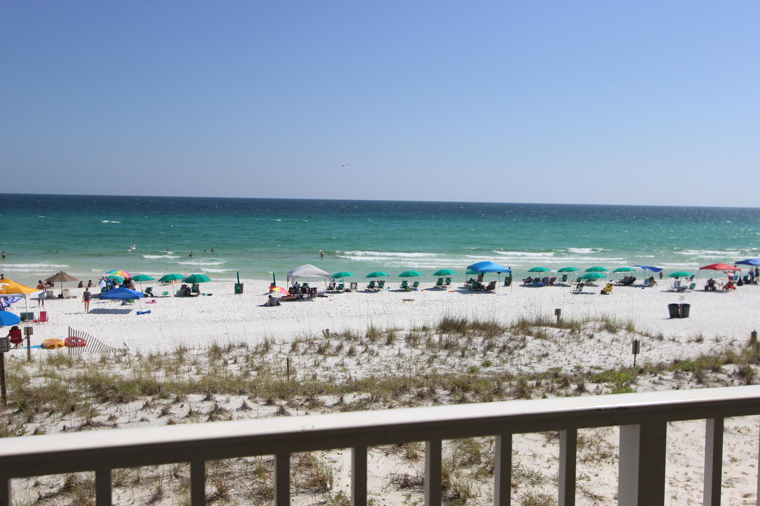 Beachfront Condo - 2nd Floor End Unit with Stunning Views!
Wake up to unbeatable views of sugar-white sand and emerald green waters from this beautifully updated 2nd floor end unit. This beachfront gem boasts an excellent rental history and combines comfort, convenience, and coastal charm.
Step inside to discover a bright, redecorated interior, an abundance of kitchen cabinetry, granite countertops, stainless steel appliances, and ample storage throughout. Enjoy peace of mind with a new elevator installed in 2021.
Relax or entertain by the beachside pool, soak in the hot tub, grill your favorite meals in the outdoor BBQ area, or stroll along the private boardwalk to the beach. Just a quick drive to the Okaloosa Island Fishing Pier, Boardwalk for live music and dining, area dining and shopping, everything the area has to offer is at your fingertips. Don't miss this rare opportunity to own a slice of paradise on the Gulf! 2024 Rental Income: $72,629. 2025 YTD: $64,404 and still booking.