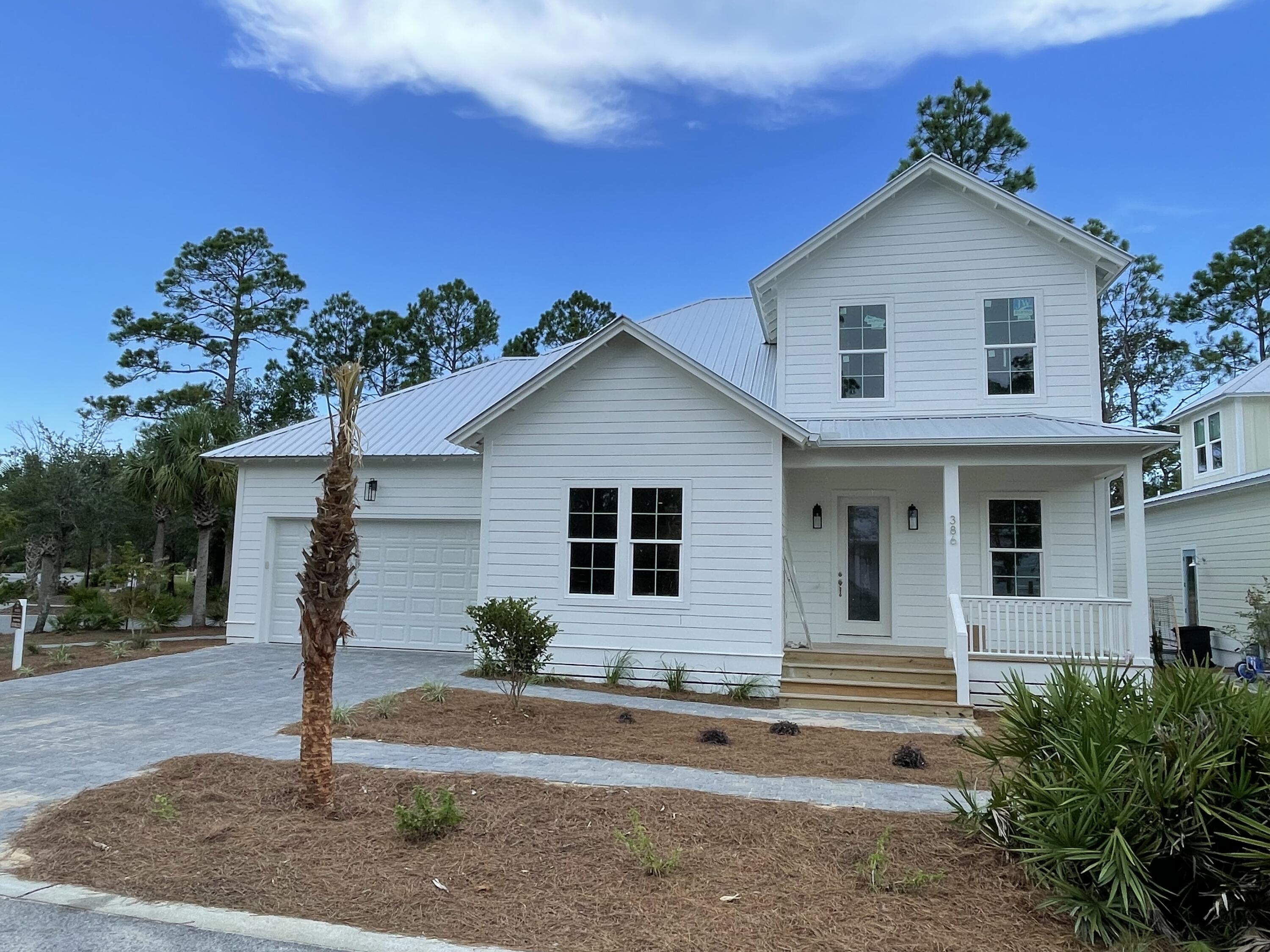 Beautiful new home in the gated neighborhood of Hidden Grove.  House is four bedrooms and three & half baths.  Bathroom floors will be tile with tile shower and bath enclosures.  Remainder of homes floors will be LVP.  First floor ceiling height is 10 feet with masted located on first floor.
At this stage of construction buyer may choose interior paint color, floor color and countertops.  
Flood X