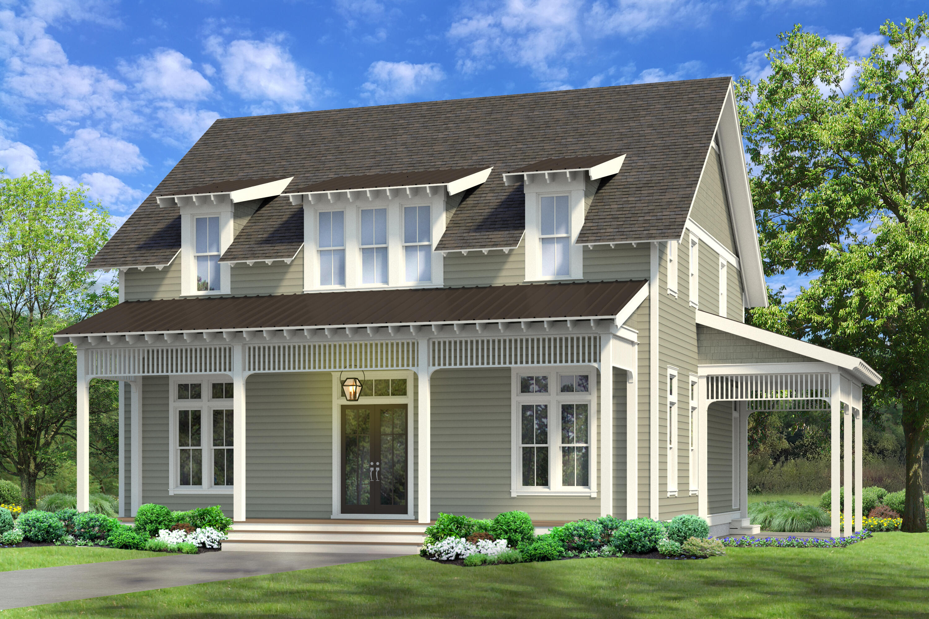Entered for comp purposes only. This Rose Cottage plan includes an expanded garage with an above-garage expanded carriage apartment. It totals 6 bedrooms and 5.5 bathrooms. Outdoor features a private saltwater pool/spa pkg and cabana with fireplace. Interior luxury features include a ventless gas fireplace, a full wet bar, with wood floors throughout, shiplap in all common areas, choice of select quartz and granite countertops, Monogram stainless steel appliances with gas range and hood. This home sets itself a part with 8' solid core doors, 12' ceilings throughout the first floor, custom built closets, and a designer light package. 

The Watersound Origins community is full of amenities including the Village Commons pool & fitness center, new sport courts, dock access to Lake Powell, unlimited golf and much more