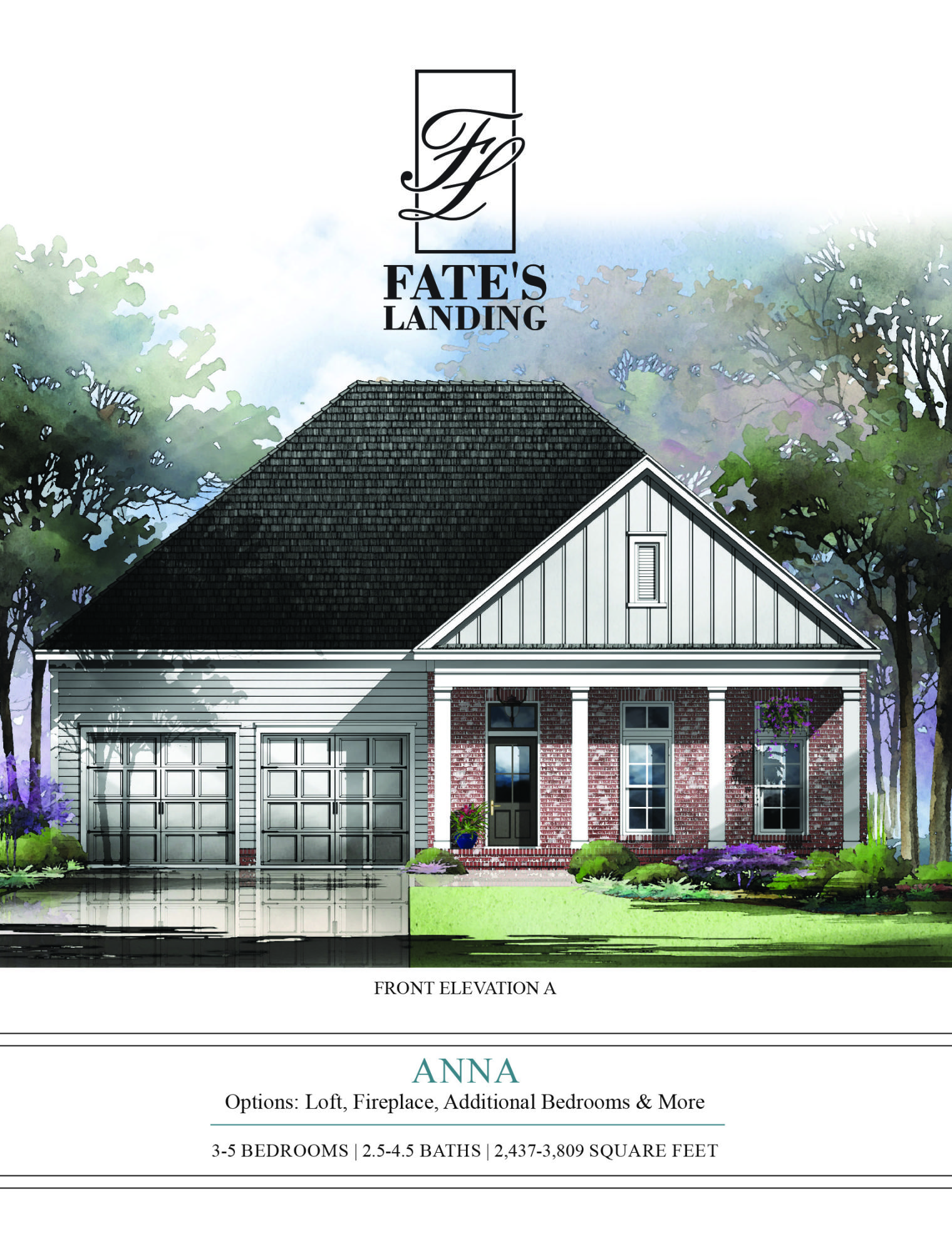 Currently under construction on a private homesite for Fall 2020 move in. We're excited about this brand new plan specifically designed for our newest Niceville neighborhood. The Anna plan includes 2437 sq ft with 3 bedrooms, 2.5 baths and an office, all on one floor. Features of this wide open floor plan include 10' ceilings, 8' doors and entries, classic craftsman trim, impact window, all stone tops, and a large open kitchen with shaker cabinets, Frigidaire Professional appliances, and much more. Call today for details.