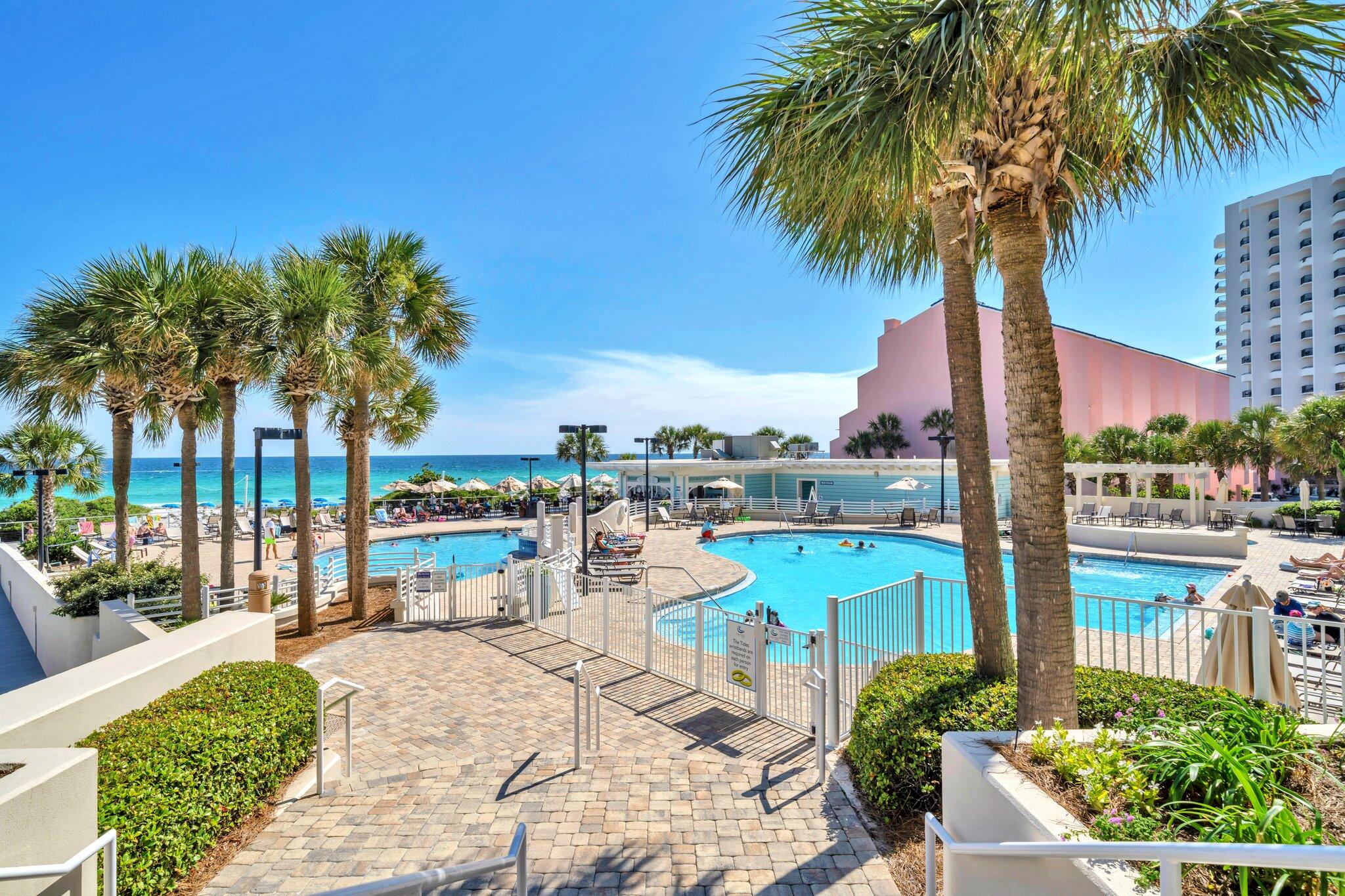 Back on the market with a new, price! Welcome to your Gulf-front getaway! This first-floor, 2-bedroom, 2-bath condo at The Tides lets you step right out to the sparkling pool and soak up the sun just steps from your door. Inside, it's ready for you to personalize and make your own, while generating impressive rental income when you're away.

Don't miss this chance to own your perfect blend of coastal charm, relaxation, and smart Real Estate investment -- your paradise awaits!