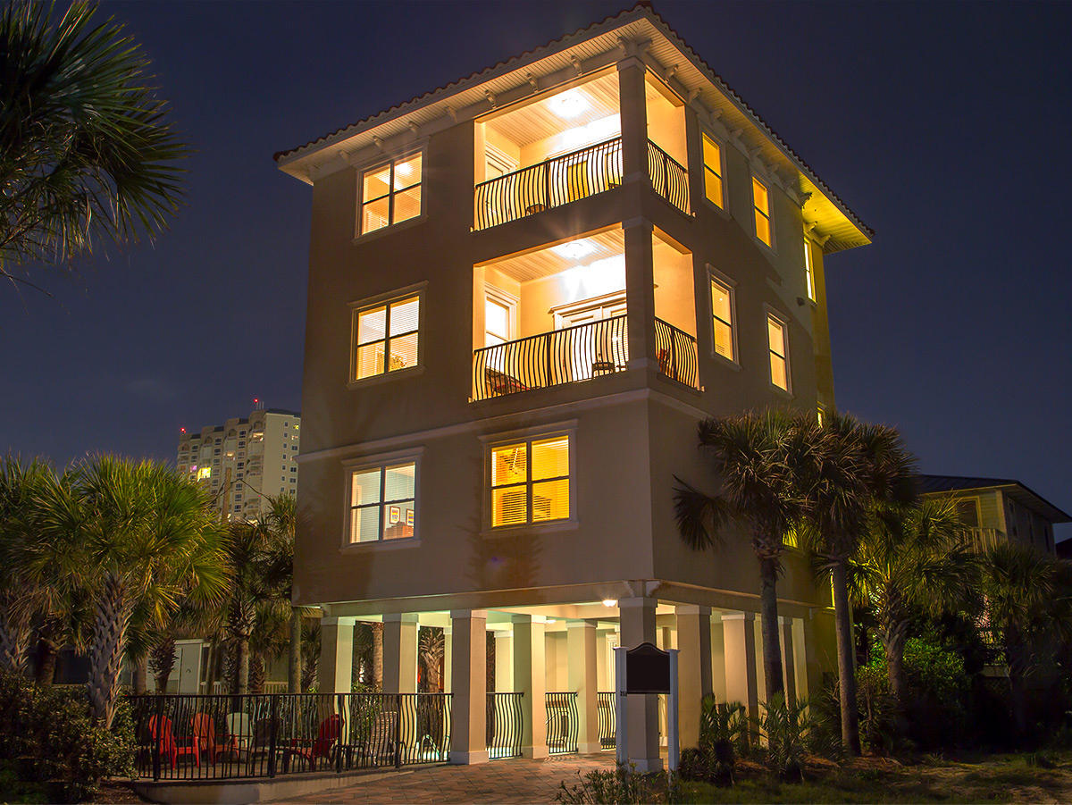 South of Scenic 98, ''Mellow Yellow'' is tucked away near the end of Open Gulf St. in Miramar Beach and is just one house off the beach. Home features 3,000 square feet with 5 bedrooms with 2 masters (2nd and 4th floors) & 4 1/2 baths. Covered balconies on the 3rd and 4th floors give you a relaxing place for a Seagull's view of the emerald waters of the Gulf. The spacious open living area on the 3rd floor includes a large family room, dining area and a gourmet kitchen with granite countertops. Other highlights include diagonal tile for ease of maintenance, 10 ft ceilings, crown mold, stainless appliances, custom cabinets, designer furnishings throughout, & a private pool with wet bar for your enjoyment when not laying on the beach. Literally just steps to the beach, recent  (Click on More) HVAC Systems, Water Heaters, Washer Dryers, TV's and no HOA add to the list that makes this home a perfect choice for beach living, second home or powerful rental property. This tremendous Miramar Beach location places you just minutes  from popular seafood restaurants and friendly beach bars on Scenic Gulf Drive. Family fun, fine restaurants, lively bars, musical entertainment, seasonal festivals and shopping excursions are also just minutes away at Baytowne Wharf and Grand Boulevard in nearby Sandestin. Be sure to call and schedule your viewing today. Potential Buyers or their Agents should confirm all information to their satisfaction.