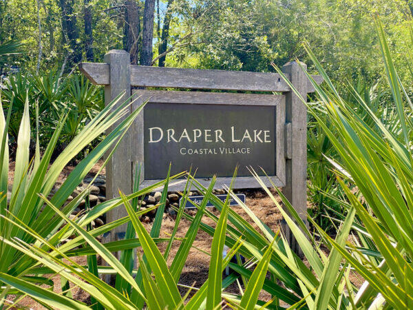 Draper Lake is a beautiful non short term rental neighborhood located on the western end of 30A.  This street lot is on the Eastern side of the lake in the interior of neighborhood.  draperlake.com is a great website for loads of information.