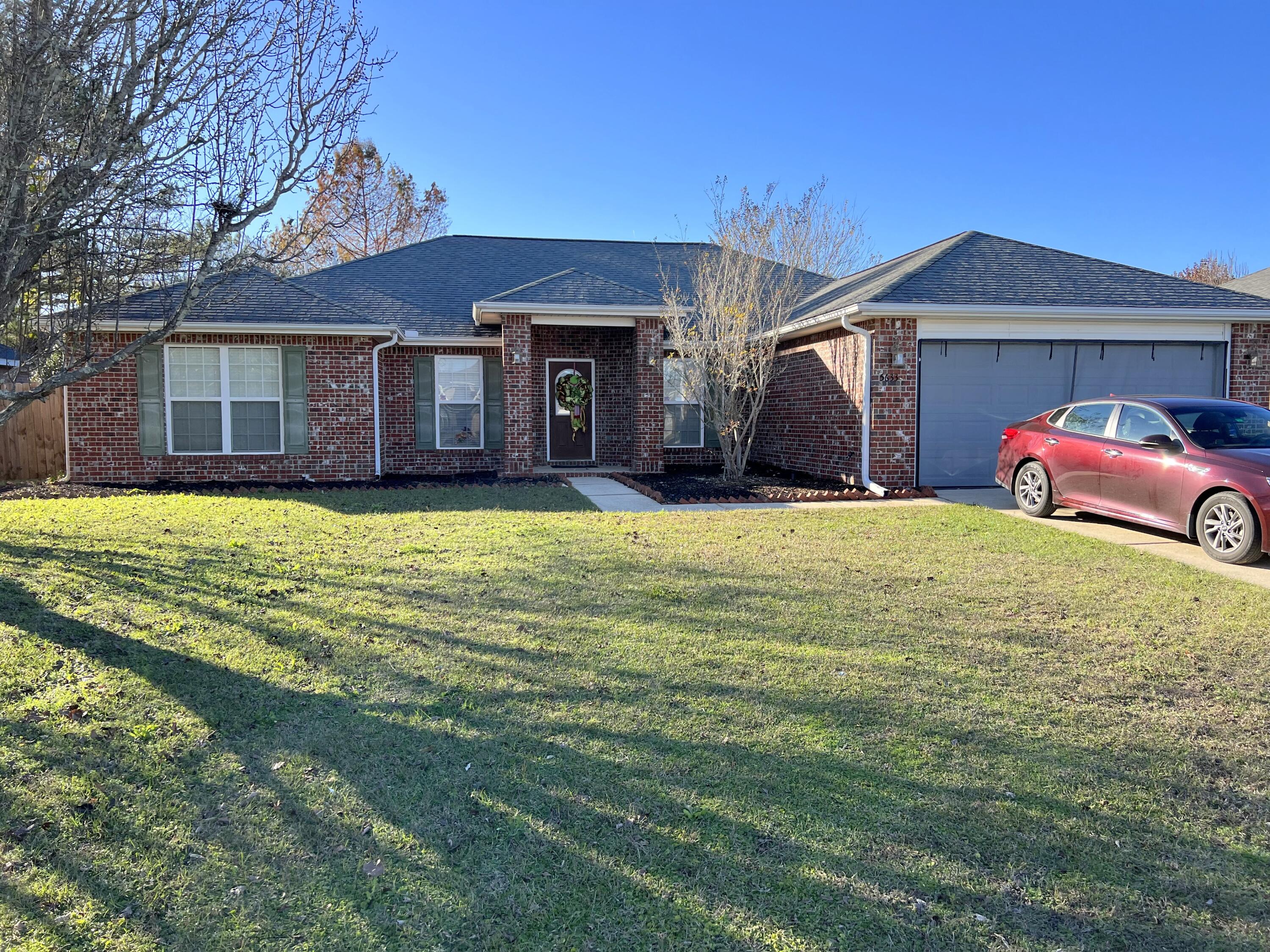 SELLER IS VERY MOTIVATED AND SAYS BRING ALL OFFERS!!1Come take a look at this beautiful 4 bedroom/2 bathroom home in Brooke Estates! Home features an open floor plan with split bedrooms. Main area flooring is a stunning mahogany hardwood, bathrooms and utility room are tiled, and the bedrooms are carpeted. Living room has raised ceilings along with a gas fireplace and the spacious kitchen has stainless steal appliances and a large pantry. All bedrooms are extremely spacious. Home features a Ring Security System and a built-in surround sound stereo system with updated wiring. Call today to schedule your tour! This one will not last long! Property sold ''as-is.''Seller is offering an allowance for paint .
