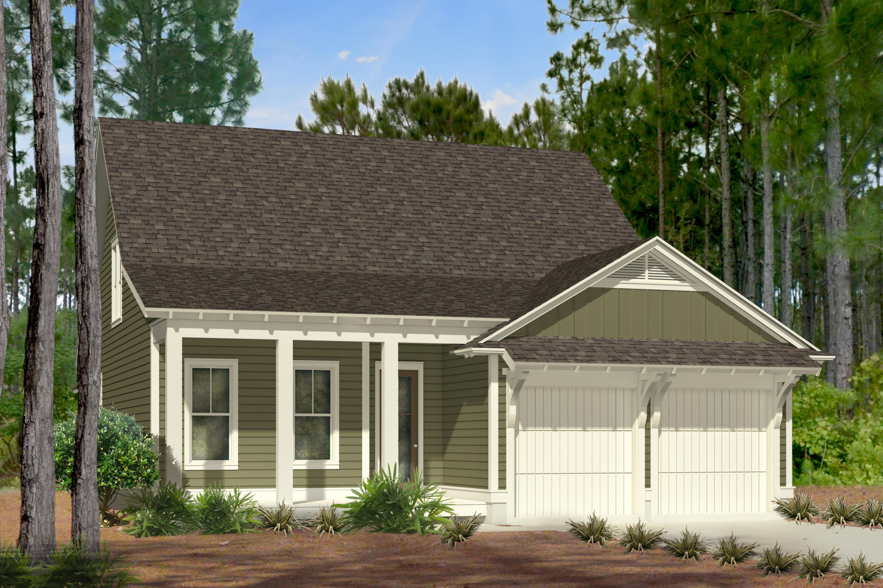 Entered for Comp Purposes Only. This Coral Bean plan has 4 bedrooms, and 3.5 bathrooms, and 2-car garage. Quality features include 10' ceilings on first floor, Quartz countertops throughout, stainless steel appliance package + vent hood and microwave drawer, &  shiplap accents, interior gas fireplace and luxury vinyl flooring throughout. The Watersound Origins community is a charming neighborhood full of amenities including the Village Commons pool & fitness center, miles of nature trails, sport courts, dock access to Lake Powell with kayaks, unlimited golf and much more.