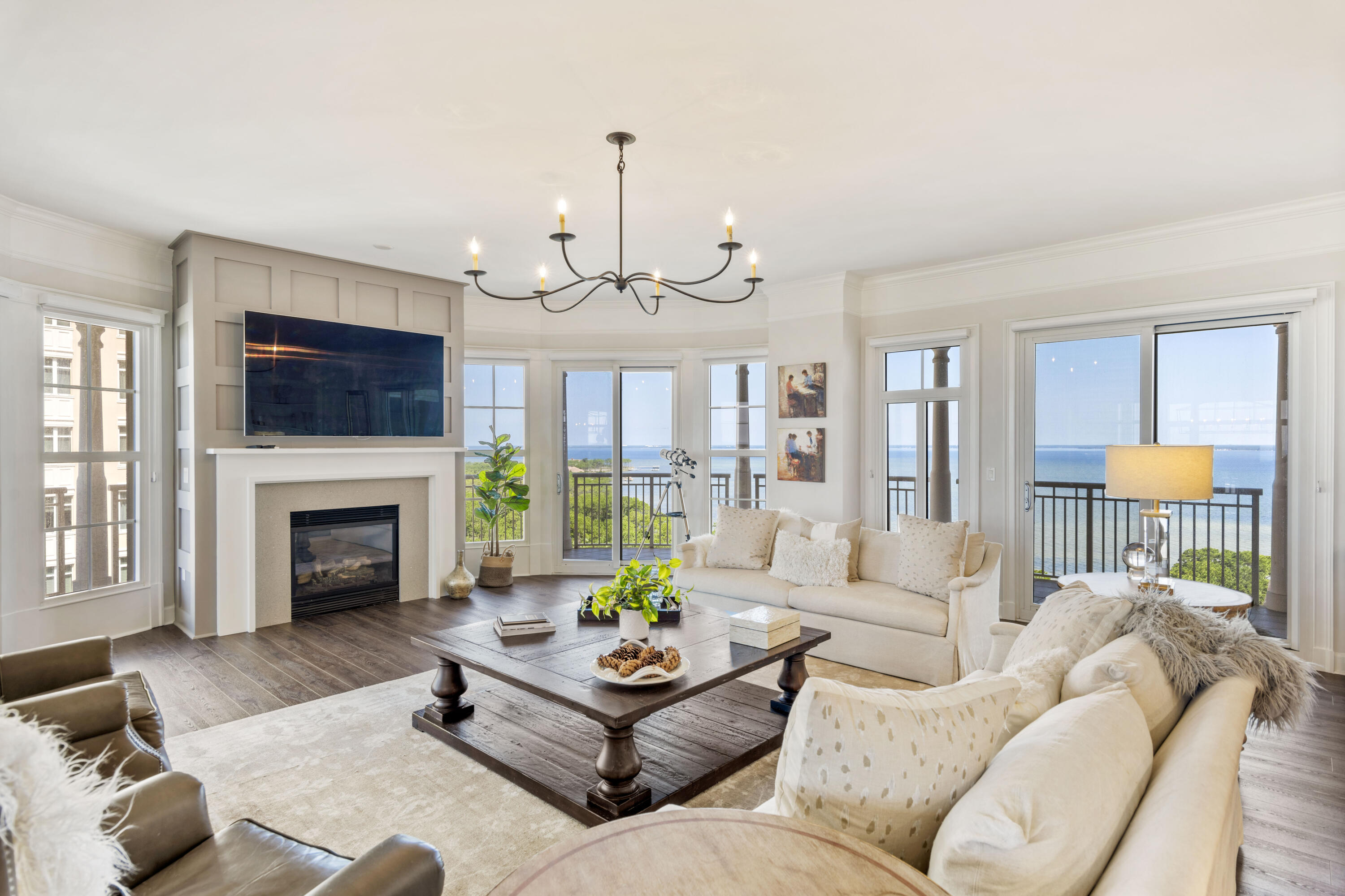 Welcome home !! Enjoy both bay and Gulf views atop the 12th floor!! The much desired Castleton floor plan, offers 3-large bedrooms with bathroom en suites, as well as a separate powder room for the guests. A bonus room greets you as you enter the residence with a beautiful southward view of the Gulf of Mexico. Floor to ceiling windows in the main living area and a radius terrance, accessible on 3 sides of the living space, showcase views of both the Choctawhatchee Bay, and the Gulf of Mexico also Fred Couples Golf course. Never miss a sunrise or sunset! Nearly every room in the residence offers sensational water views.One Water Place offers unrivaled, exclusive amenities along the entire Gulf Coast of Florida, which includes access to all the amenities Kelly Plantation also has to offer... One Water Place's luxurious amenities include private storage rooms for each residence, extensive commons areas including first rate exercise families, spa, craft rooms, and a stunning tow tiered outdoor pool overlooking the Choctawhatchee Bay. Just to list a few.
